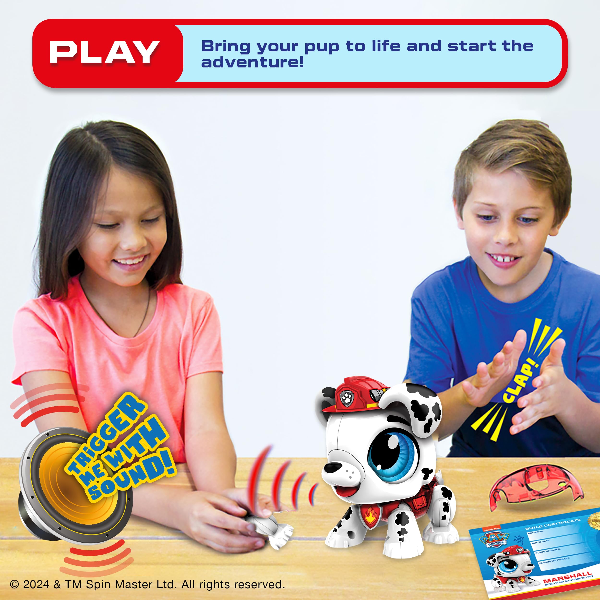 Build-a-Bot: Paw Patrol - Marshall | Interactive Robot Building Kit for Kids 3+ 11