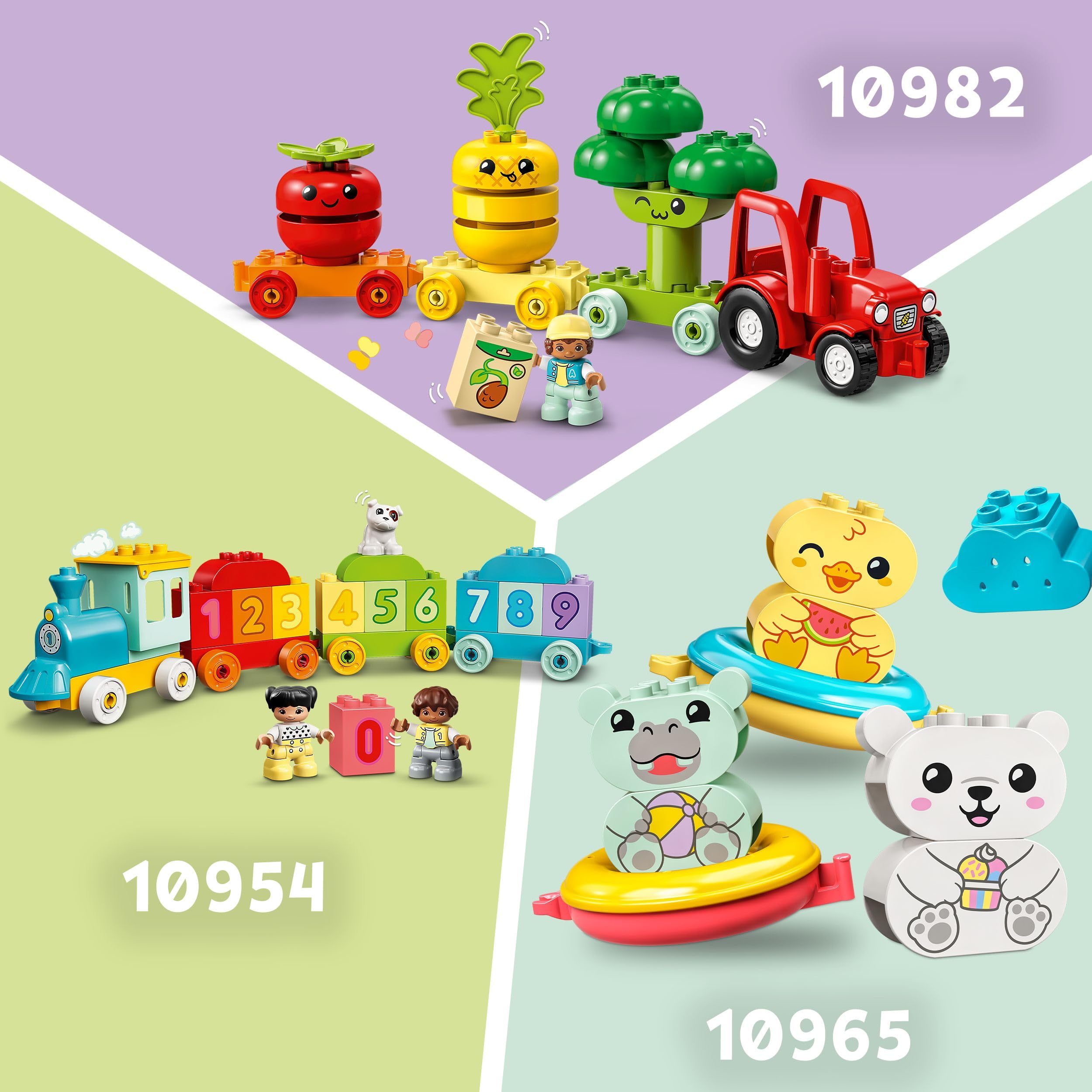 LEGO DUPLO My First Animal Train 10412 Building Set for Toddlers 18 Months+ | Color Matching & Motor Skills 6