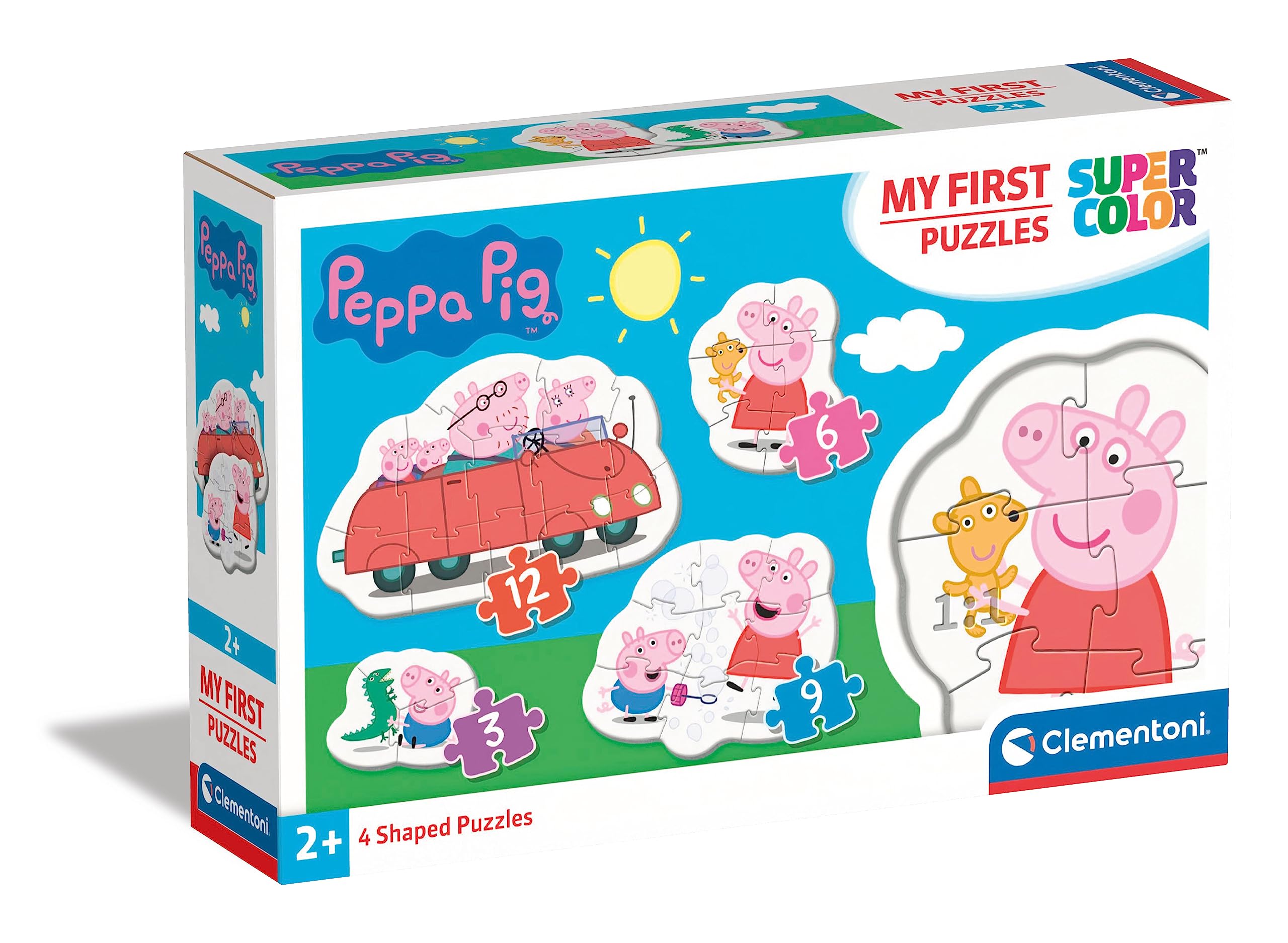 Clementoni Peppa Pig My First Puzzles - 30-Piece Educational Puzzle Set for Toddlers 2+
