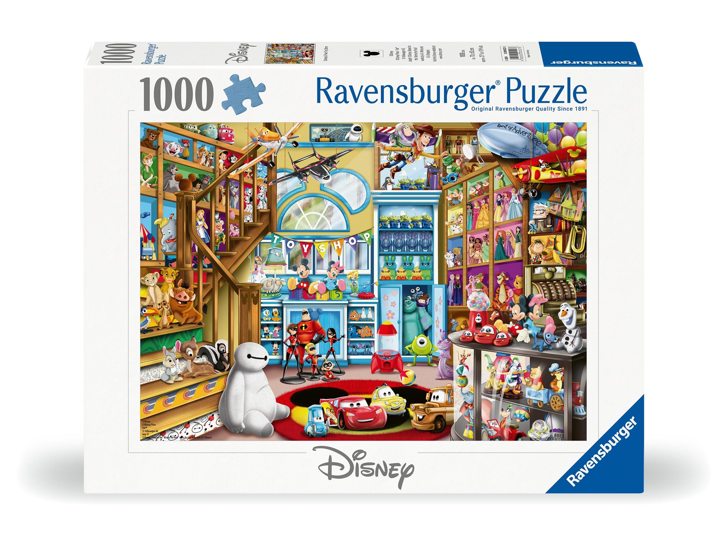 Ravensburger Disney Pixar Toy Store 1000 Piece Jigsaw Puzzle - Family Puzzle for Ages 12+ 5