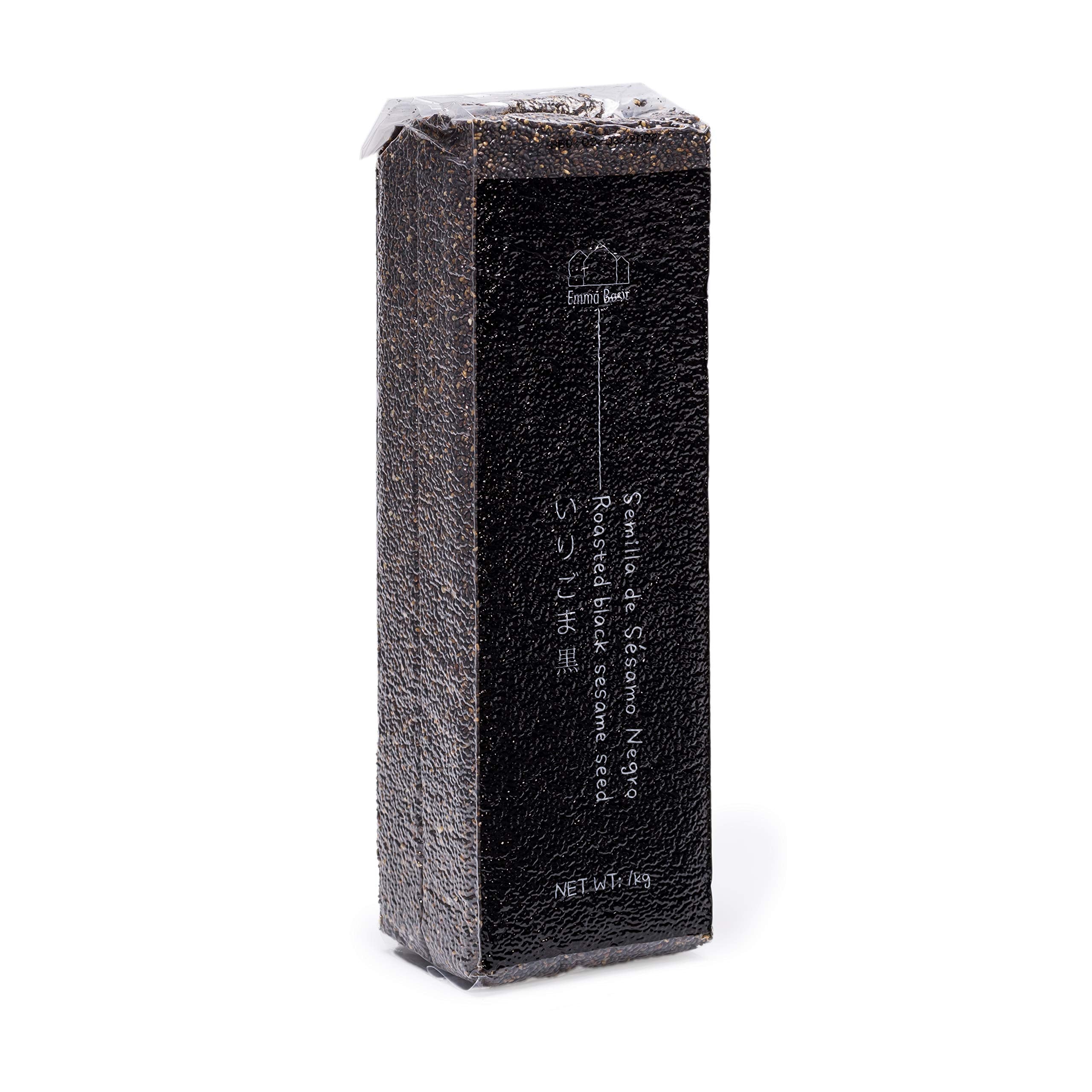 Emma Basic Roasted Black Sesame Seeds - High Fibre Source of Protein | 1 kg
