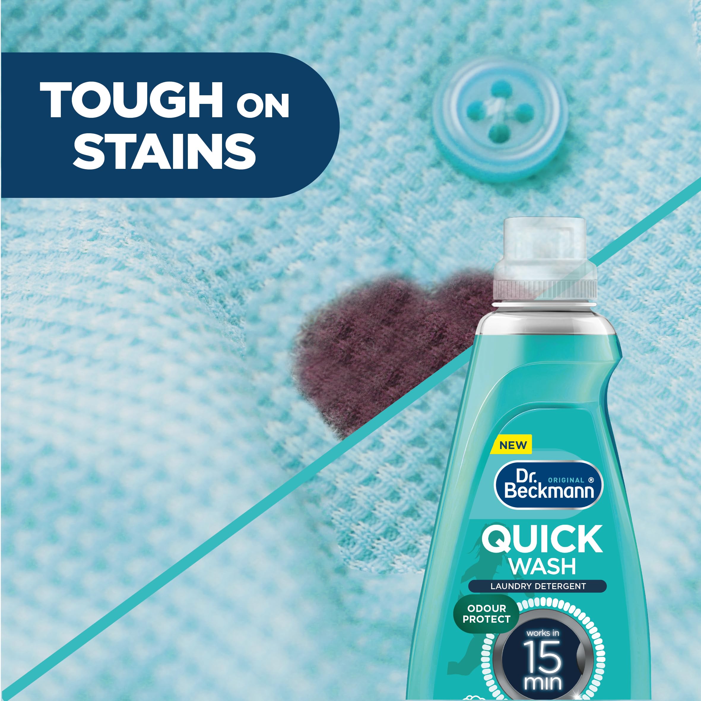 Dr. Beckmann Quick Wash – Odour Protect Liquid Detergent | 15-Minute Deep Clean for All Washes 3
