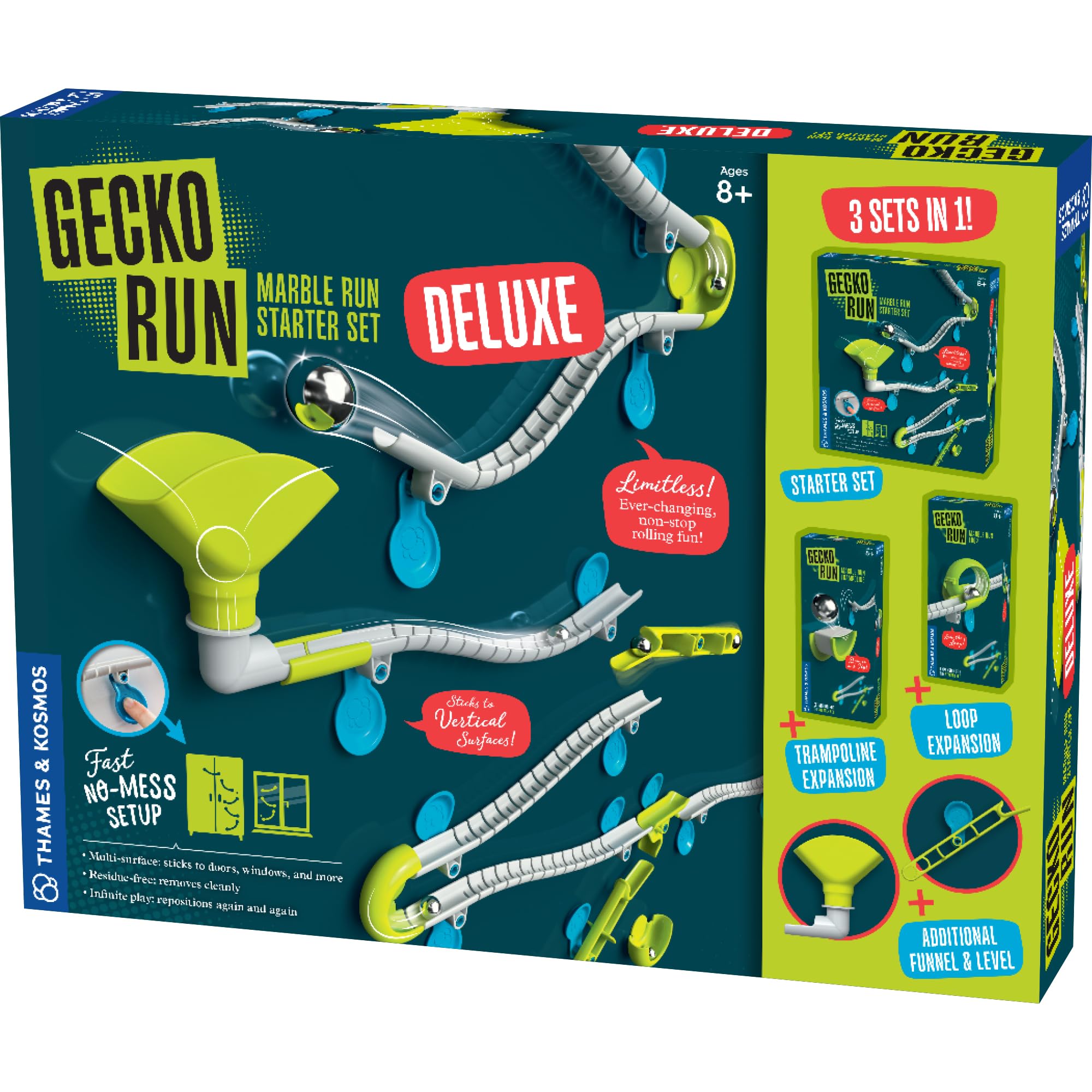 Thames & Kosmos Gecko Run Deluxe Marble Run Kit