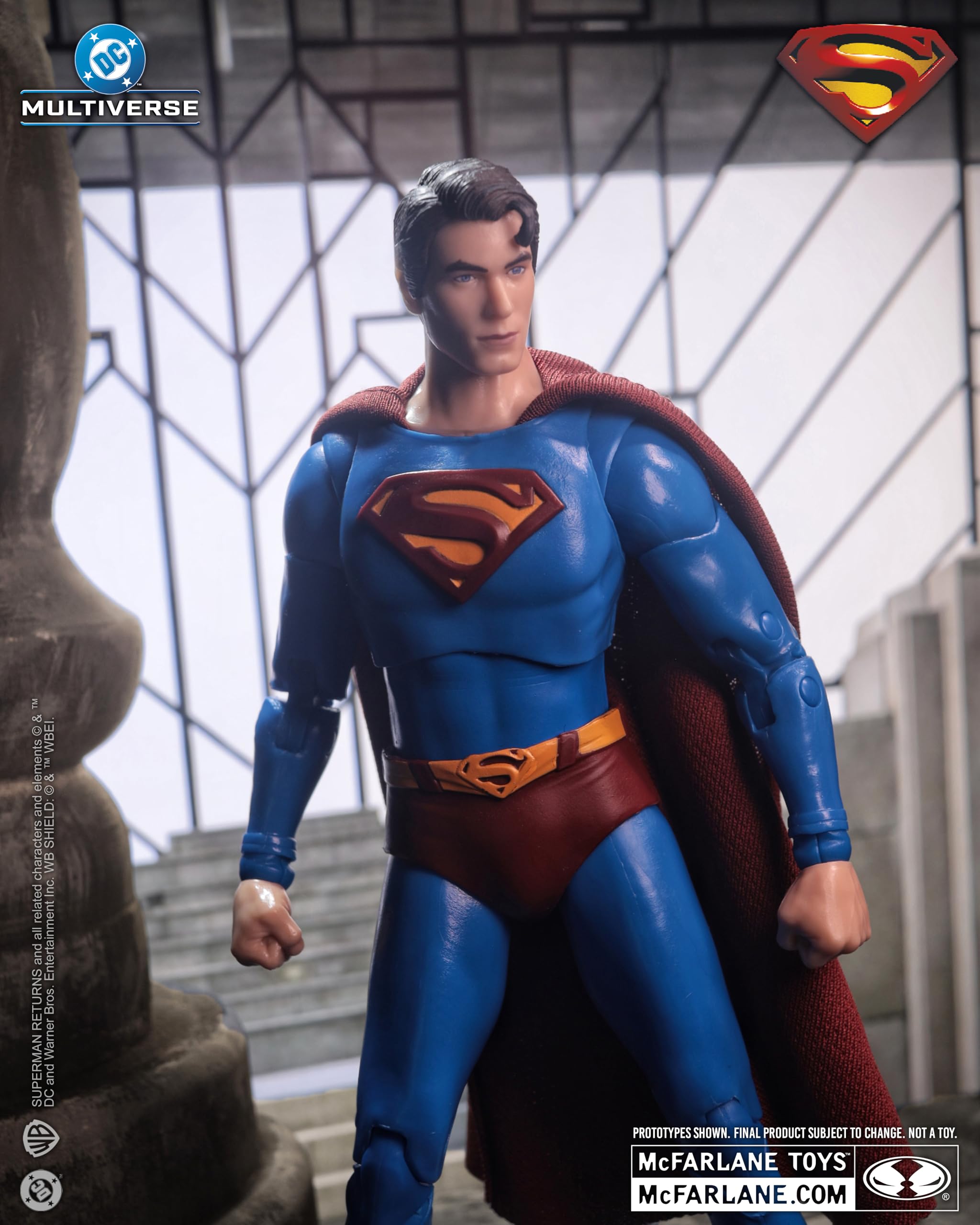 McFarlane DC Multiverse Superman (Superman Returns) 7in Action Figure | Ultra Articulation 8