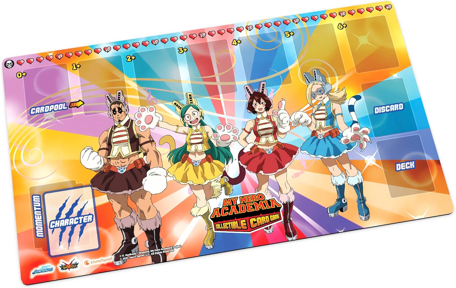 Jasco Games My Hero Academia CCG Wild Wild Pussycats Play Mat 7