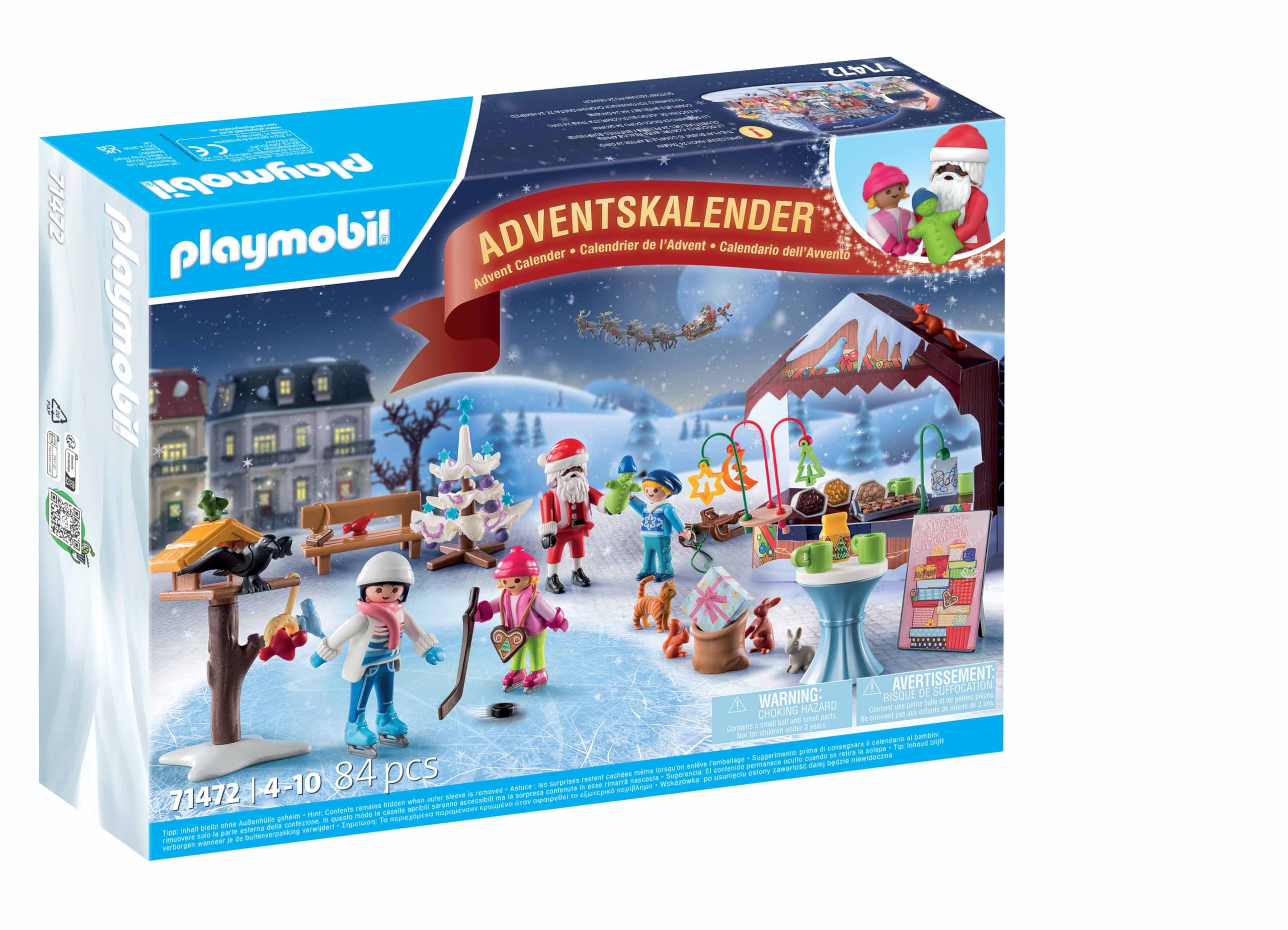 Playmobil 71472 Advent Calendar: A Trip to the Christmas Market - Playset for Kids 4+ 3