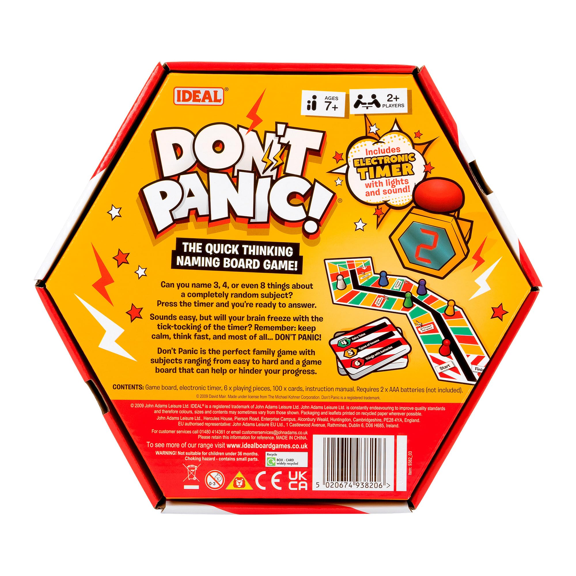 Ideal Don't Panic Family Board Game 13