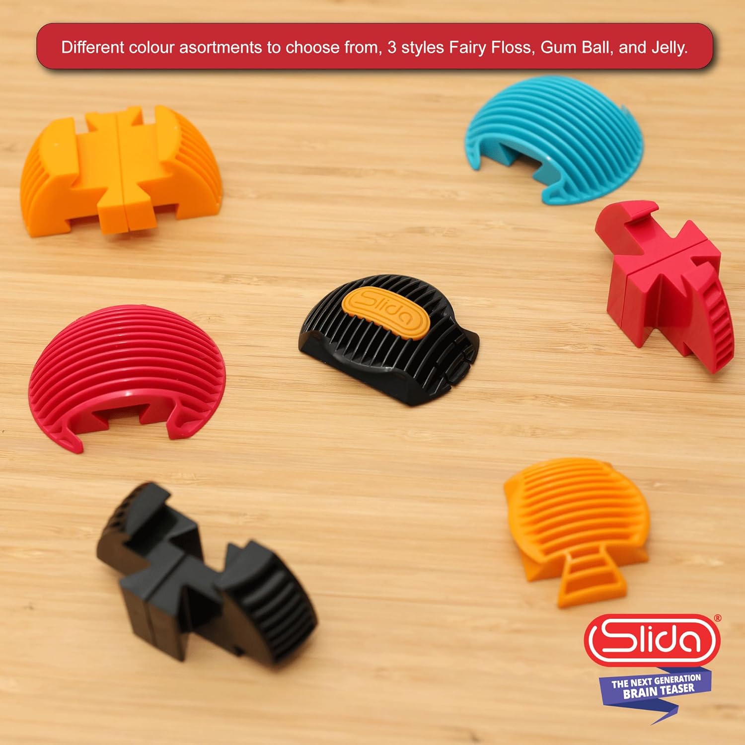 Slida 3D Puzzle Ball - Classic Sphere Brain Teaser for Ages 6+ 7