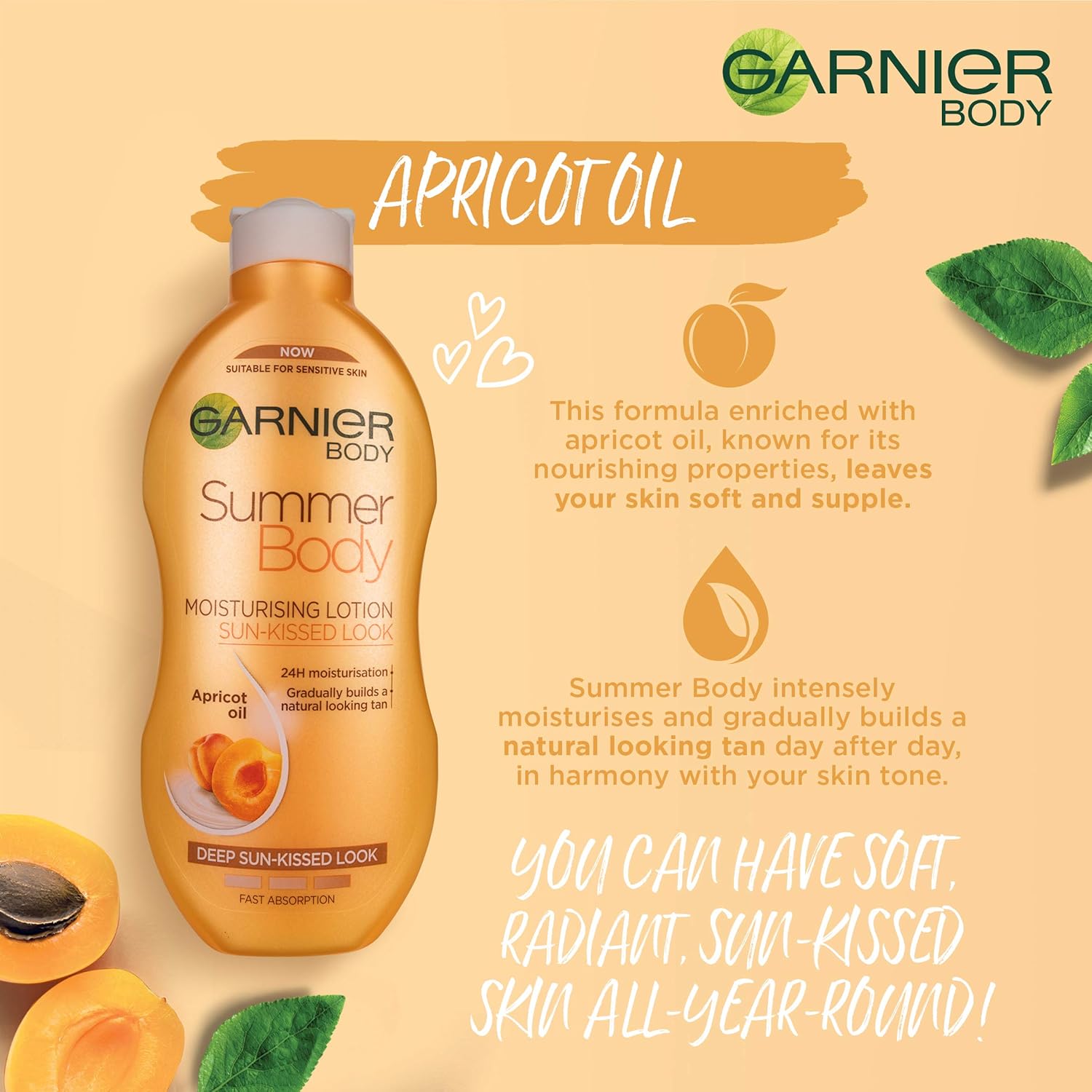Garnier - Summer Body Gradual Tan Moisturising Lotion (400ml) 5