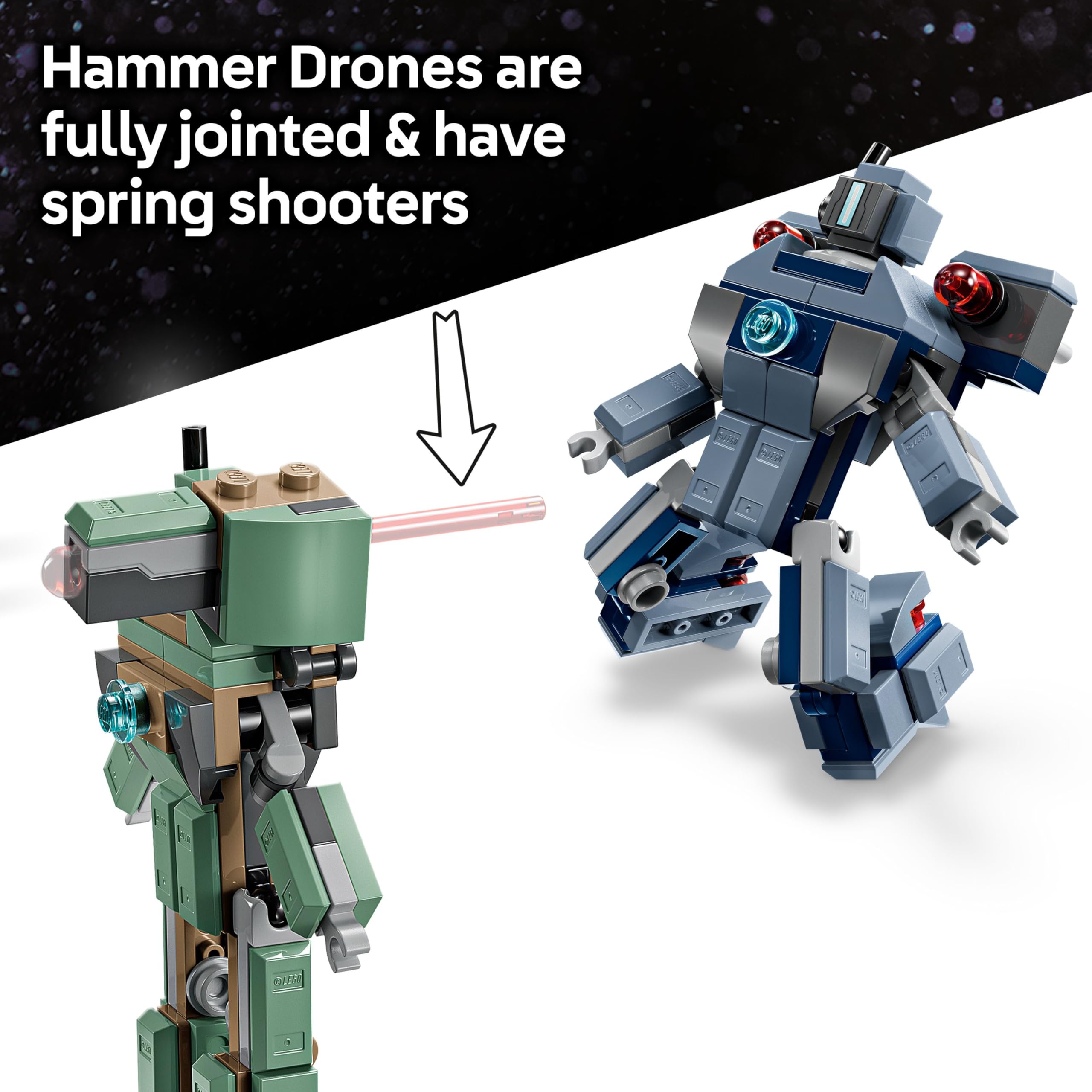 LEGO Marvel Iron Man & War Machine vs. Hammer Drones (76320) - Building Set 3