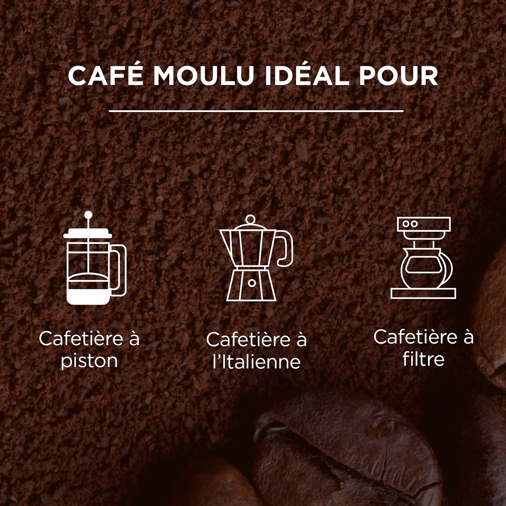 Kimbo Intenso Ground Coffee 250g - Italian Medium Roast for Moka Pot & Filter Machines 6