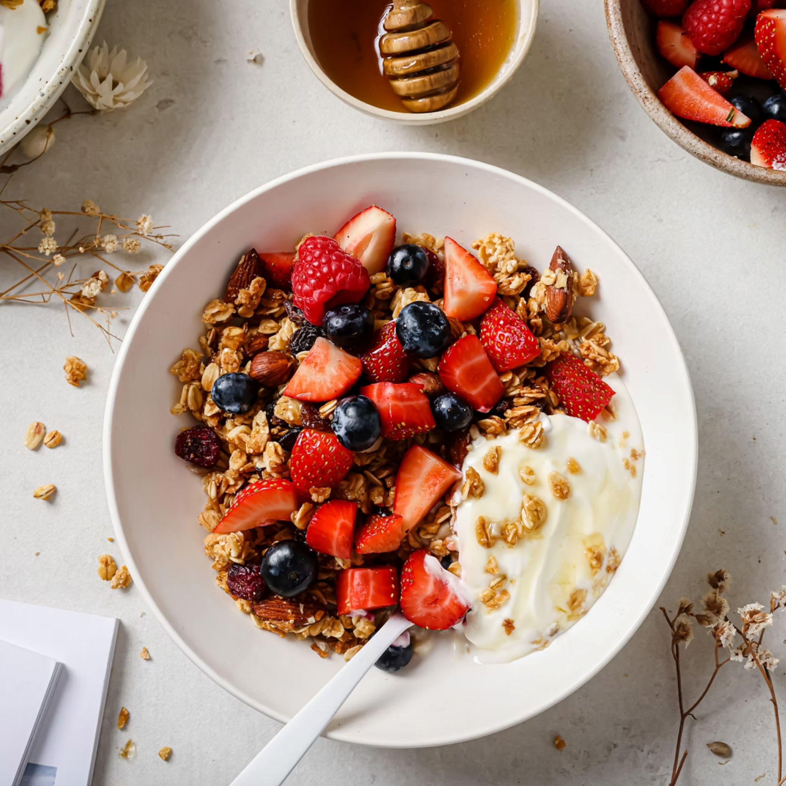 Scrumshus - Vegan & Gluten Free Granola (500g) with Maple & Agave Syrup, No Added Salt, Sugar or Preservatives 4