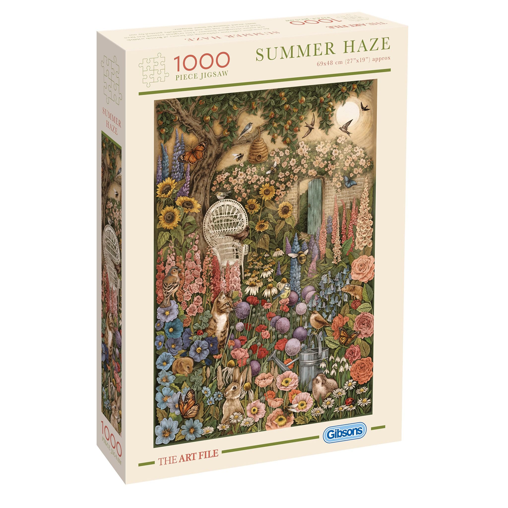 Gibsons Summer Haze Jigsaw Puzzle - 1000 Pieces | Eco-Friendly | Made in UK
