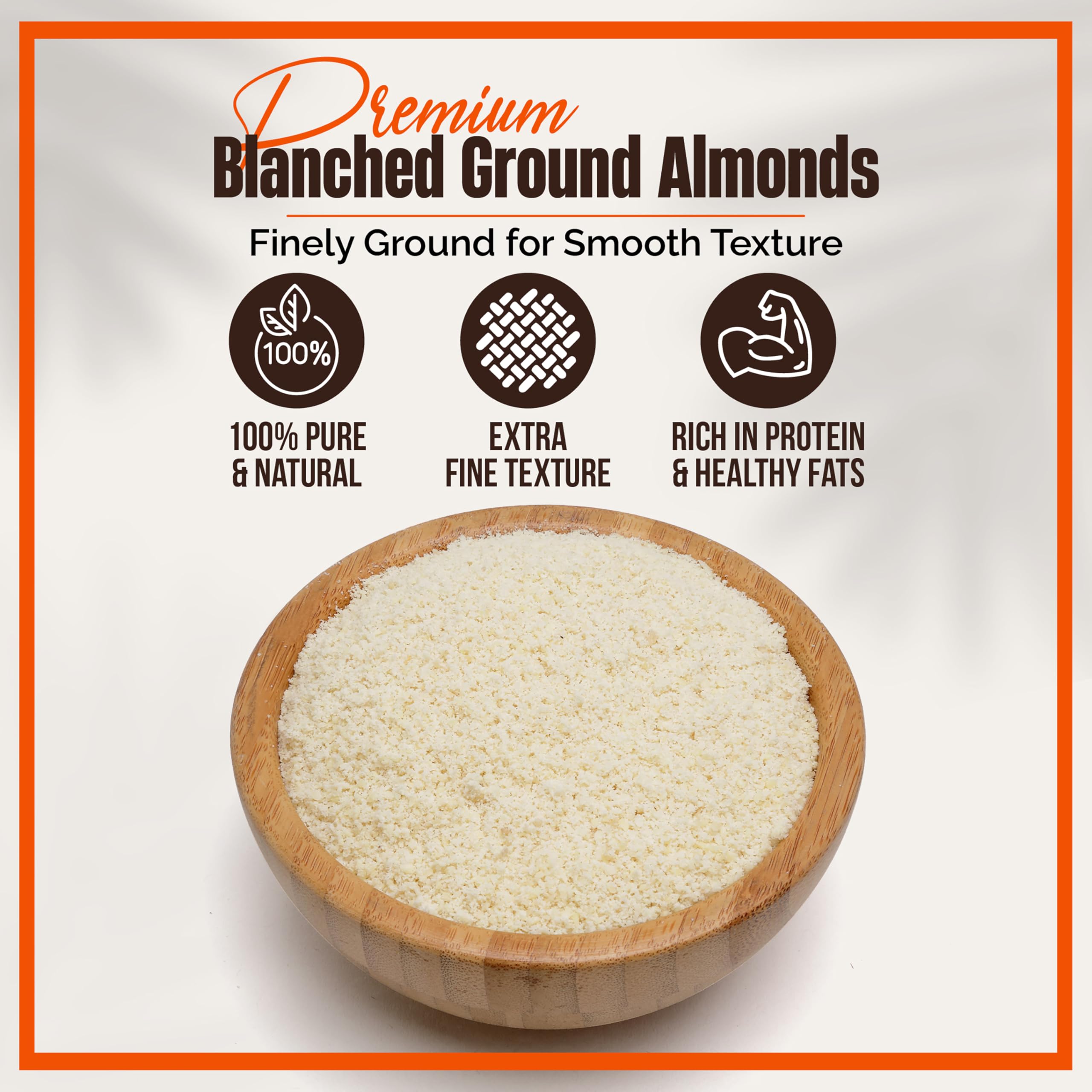 Chandra Whole Foods - Ground Almond Flour 1KG