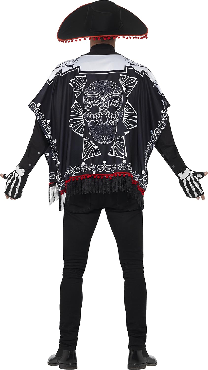 Smiffys Day of the Dead Bandit Costume - Adult One Size 4