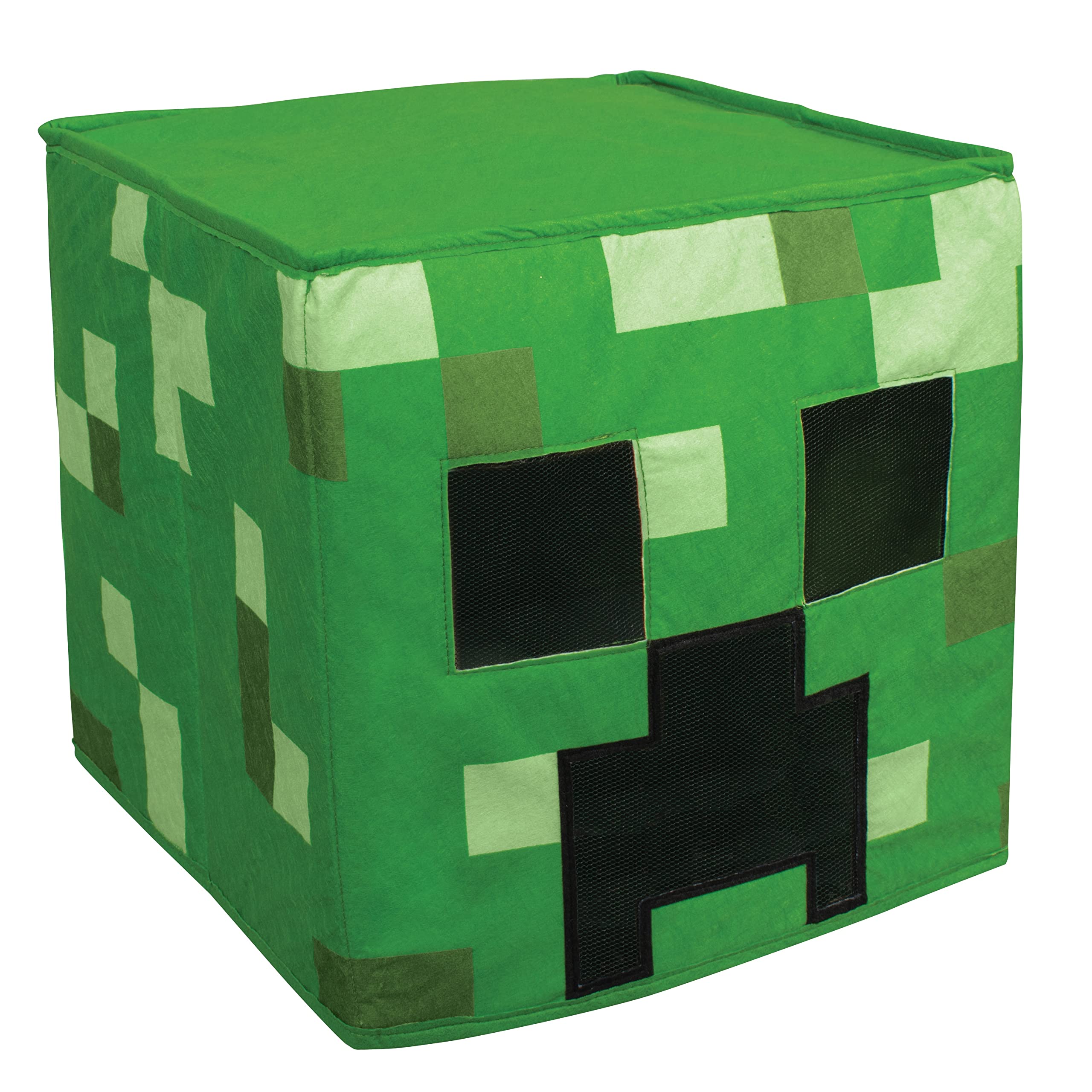 Disguise Minecraft Creeper Block Head Headpiece