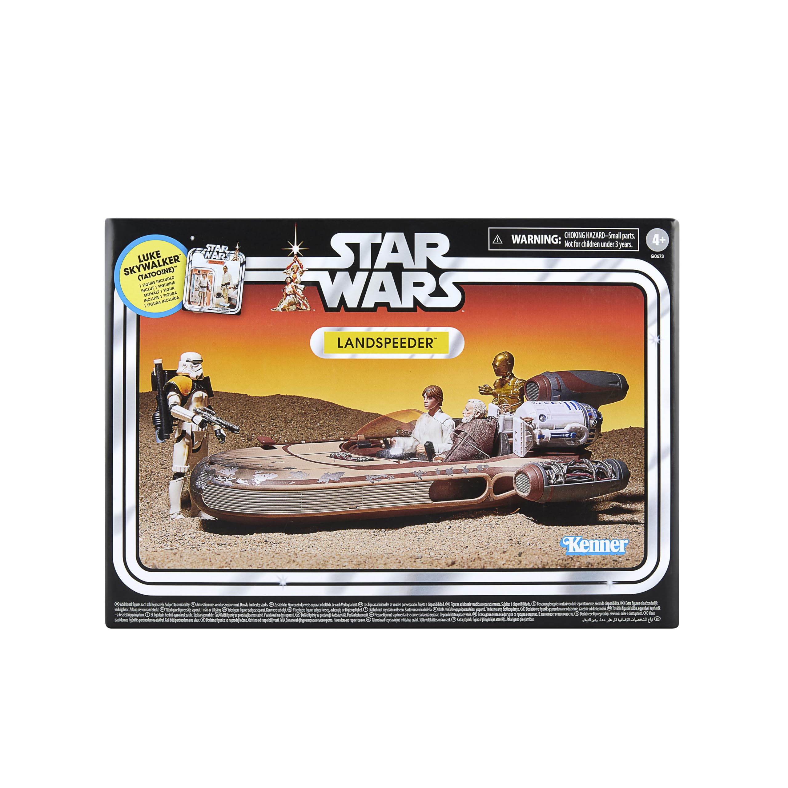 Star Wars The Vintage Collection Landspeeder & Luke Skywalker (Tatooine) - Action Figure with Vehicle for Ages 4+