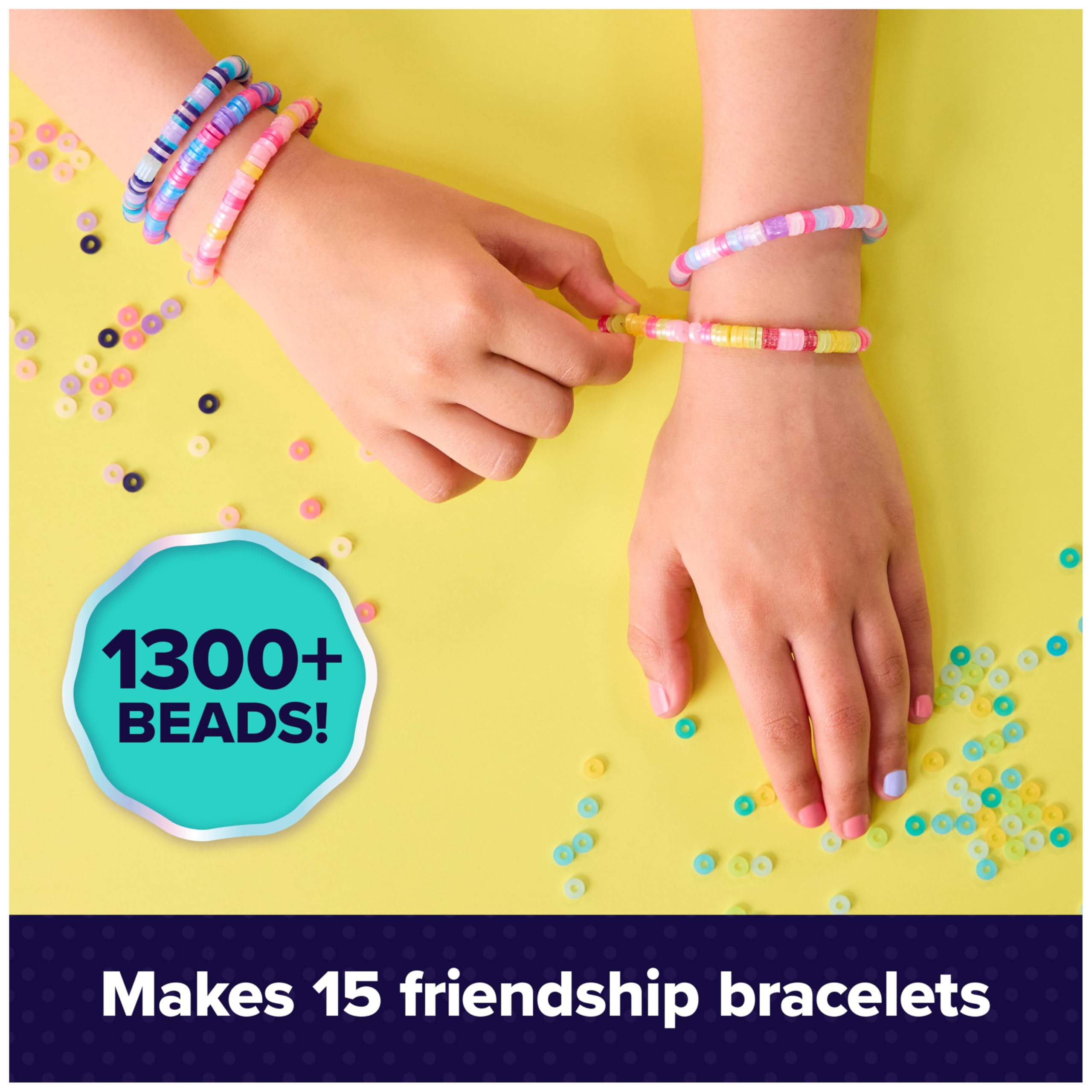 Cool MAKER Stack’d Heishi Expansion Pack - Bracelet Making Kit with 1300+ Beads 8