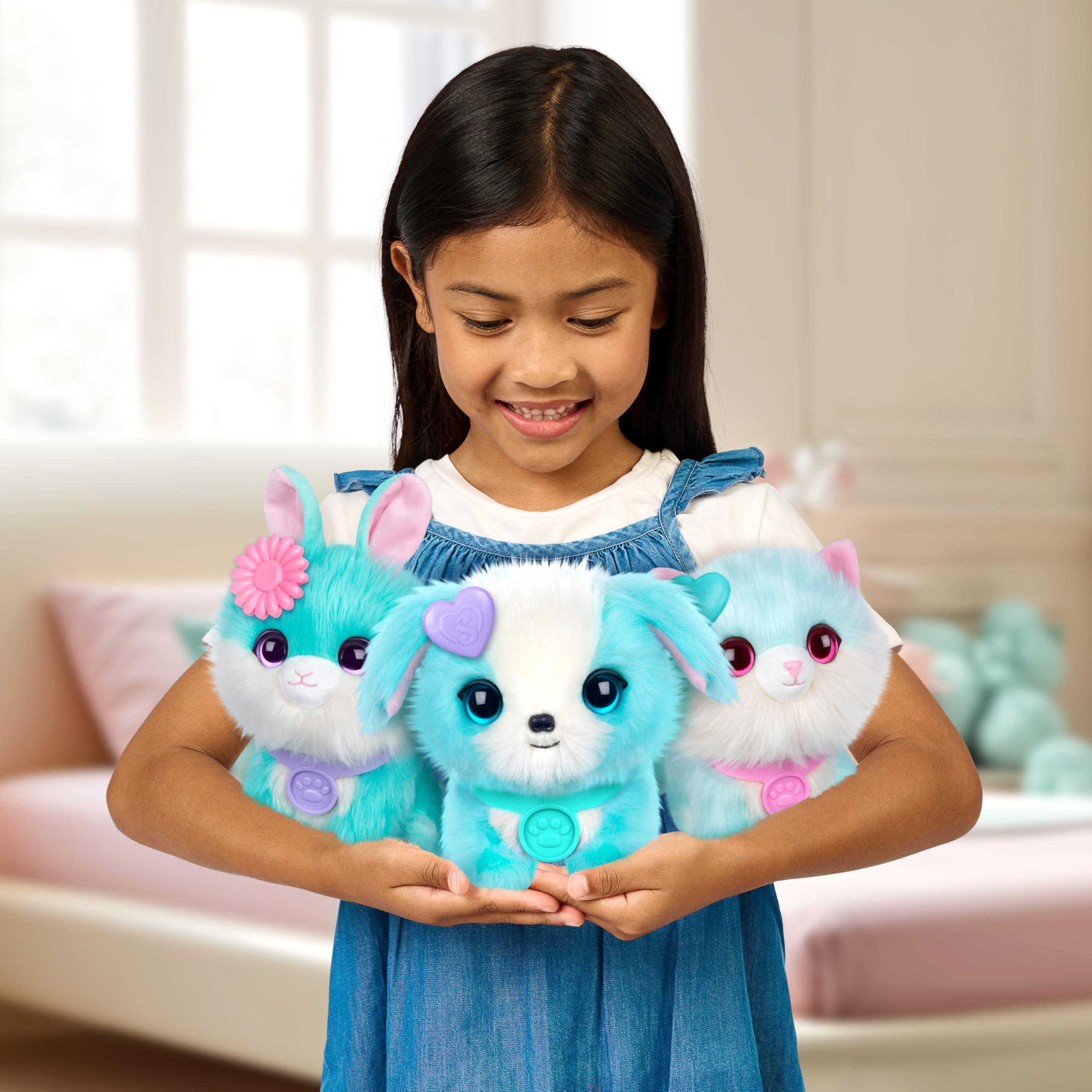 Scruff-a-Luvs Pet Scruffs Blue - Wash & Reveal Mystery Plush Toy, 7.5" Tall 4