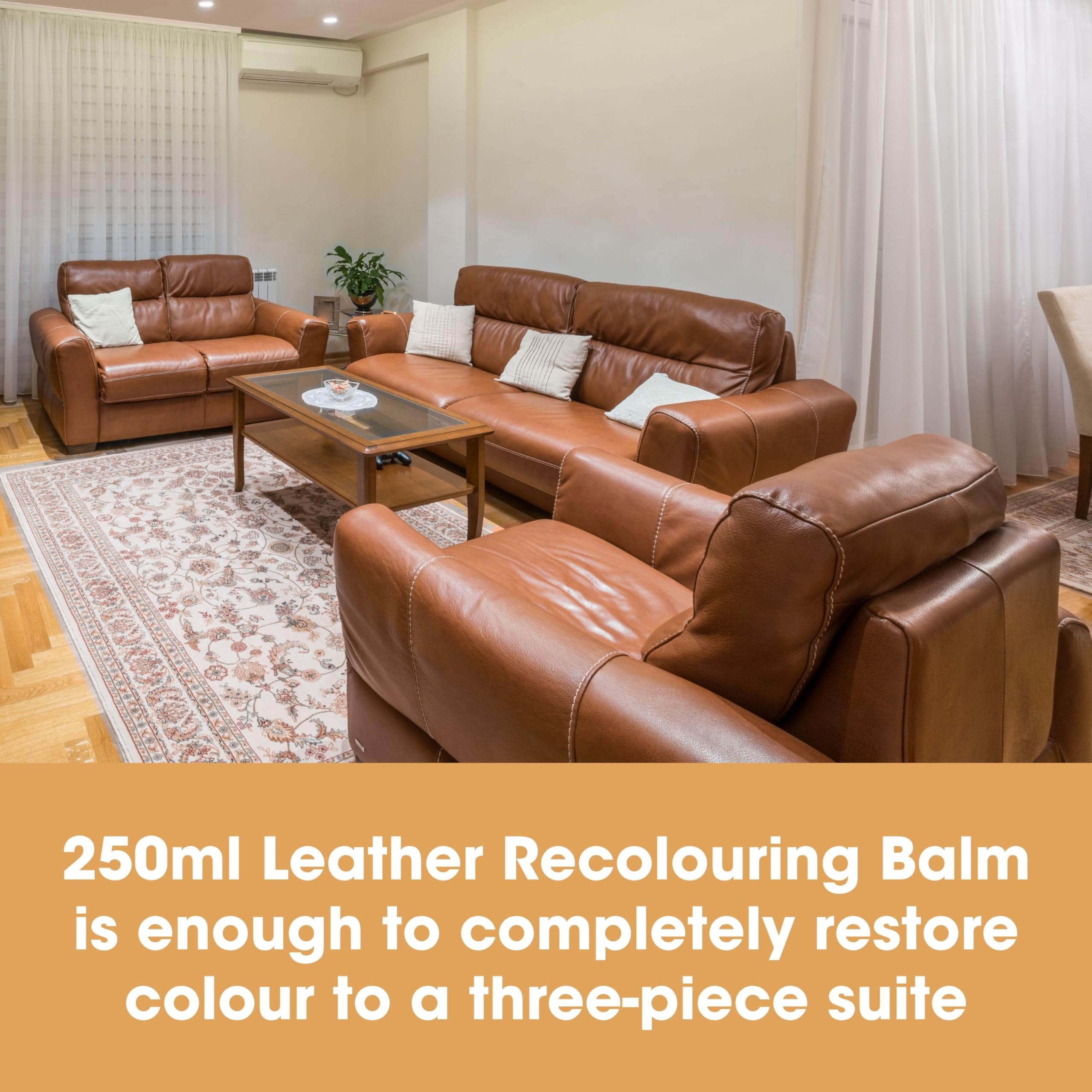 Furniture Clinic Leather Recolouring Balm - Dark Brown for Sofas, Car Seats, Shoes & Bags 8