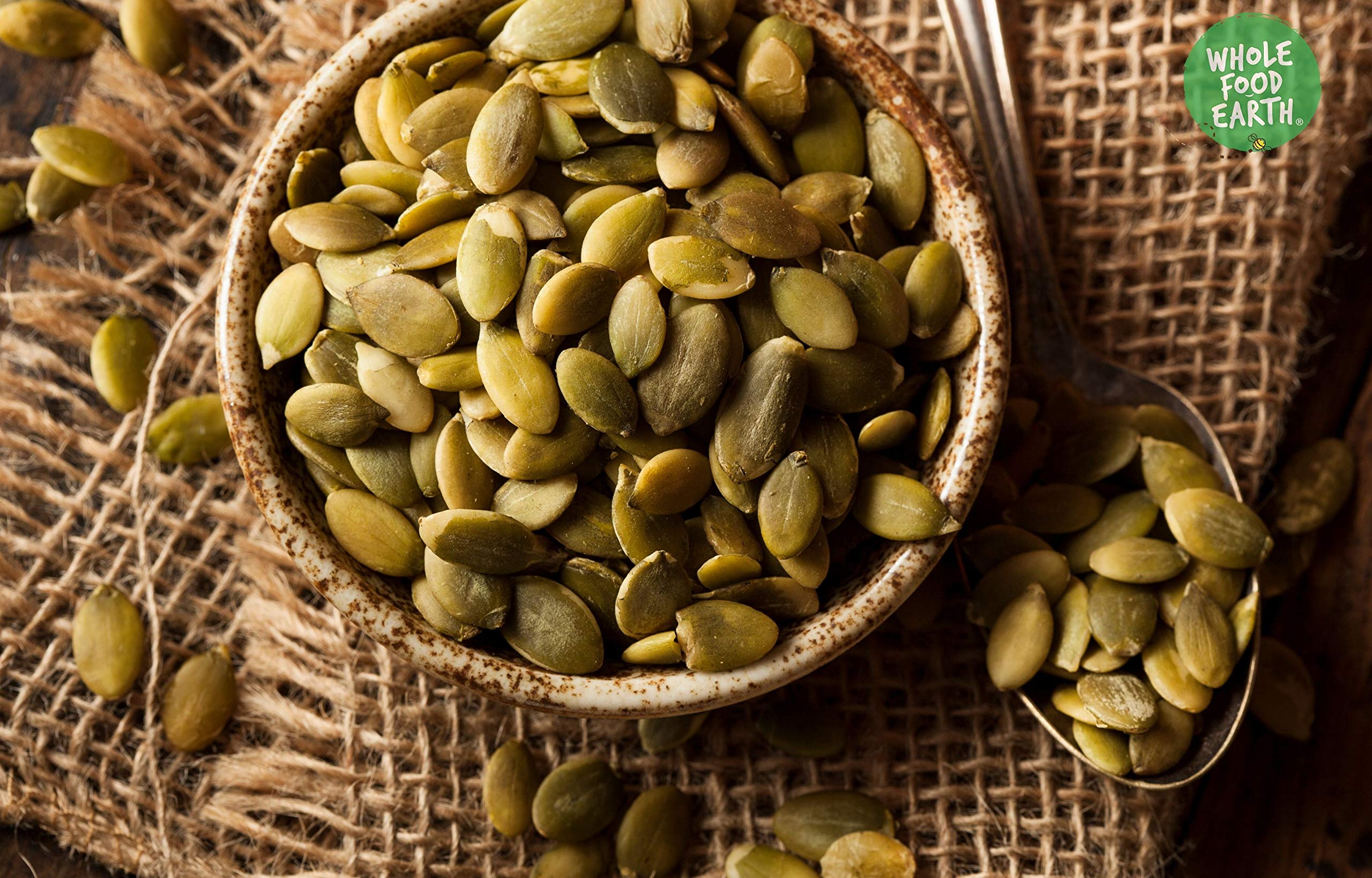 Wholefood Earth Pumpkin Seeds - 1 kg Whole Seeds | GMO Free | Source of Fibre 3