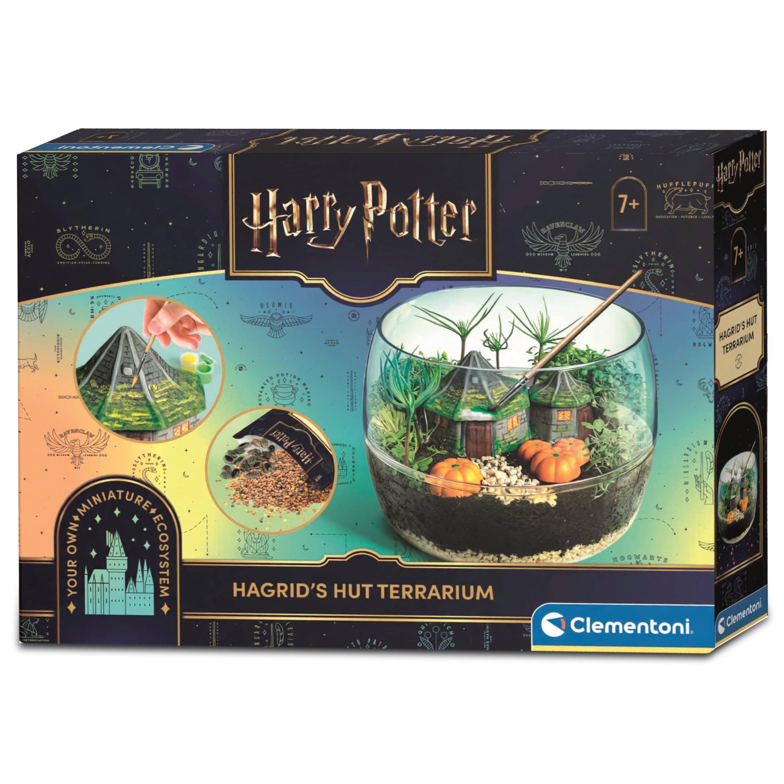Clementoni 19248 Terrarium - Harry Potter Hagrid's Hut Educational Kit for Kids Ages 7+ 9