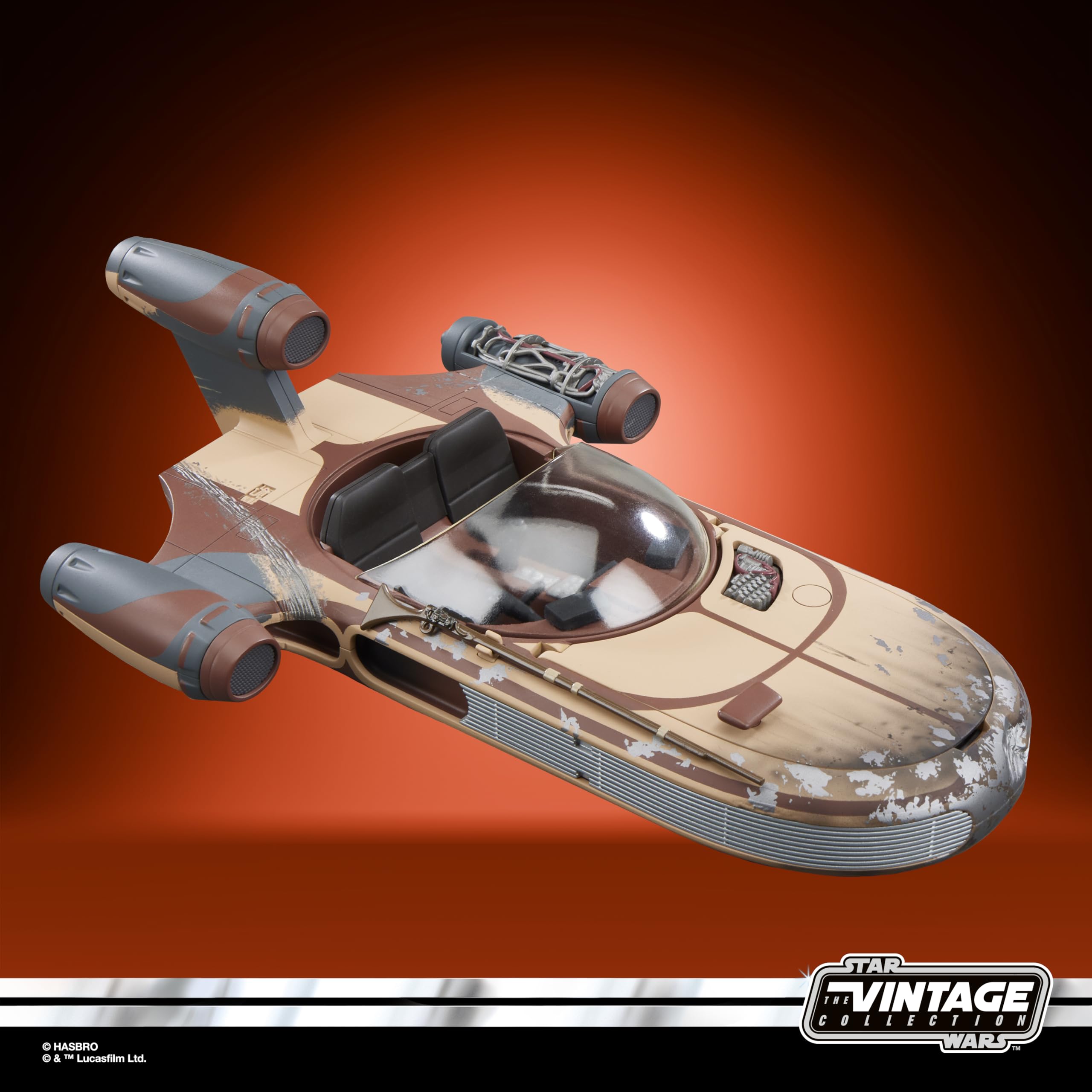 Star Wars The Vintage Collection Landspeeder & Luke Skywalker (Tatooine) - Action Figure with Vehicle for Ages 4+ 7