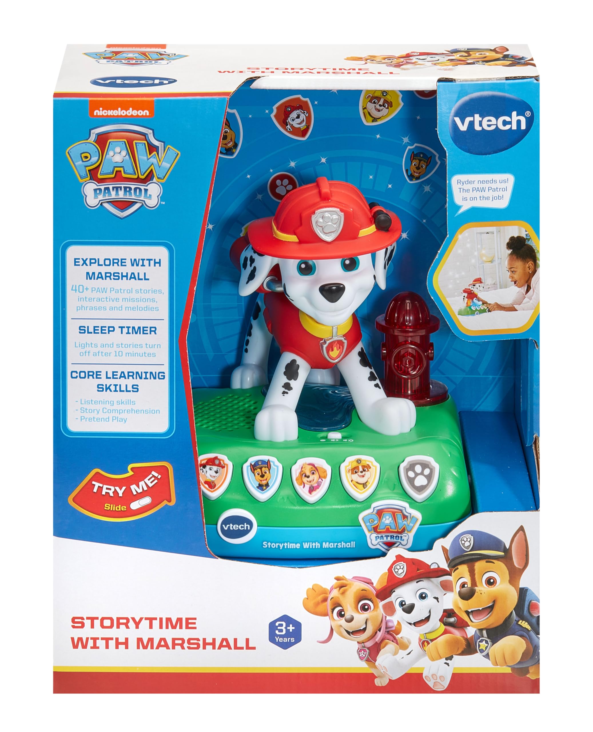 VTech PAW Patrol - Storytime With Marshall, Interactive Storyteller Toy with 4 Rescue Tales 5