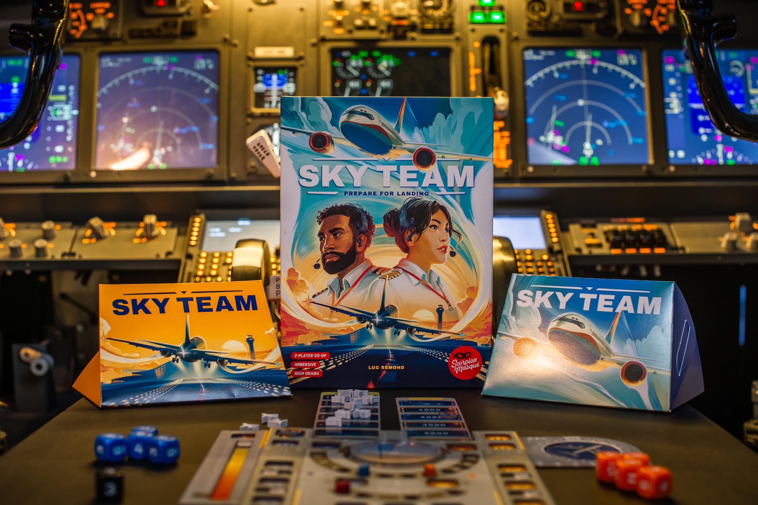 Scorpion Masqué Sky Team - Turbulence Expansion Board Game Expansion | 2 Players | Ages 12+ 3