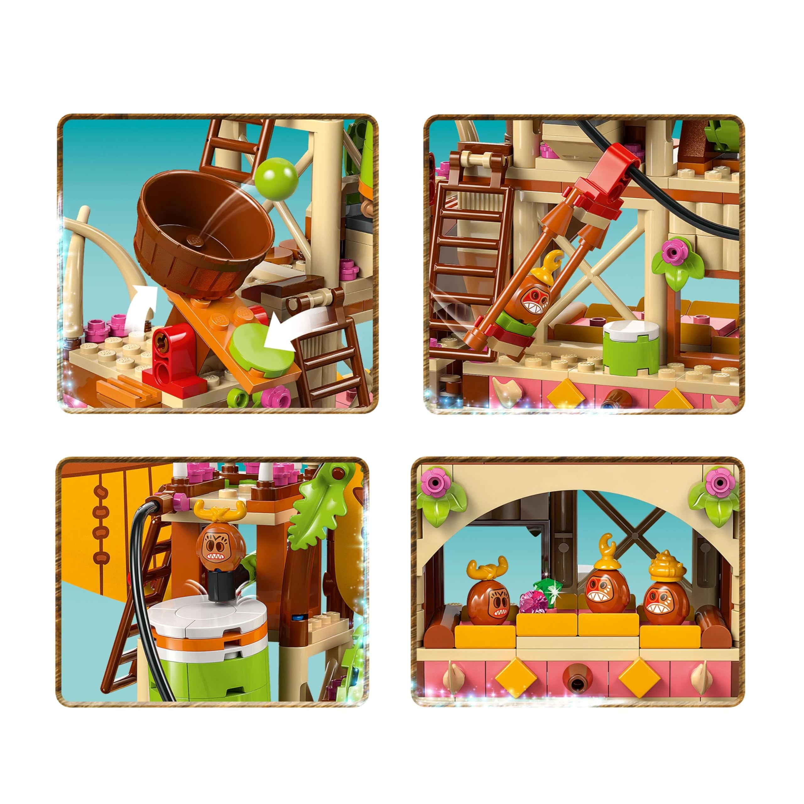 LEGO Disney Moana 2 Kakamora Barge Building Set - 572-Piece Boat Playset with Characters 4