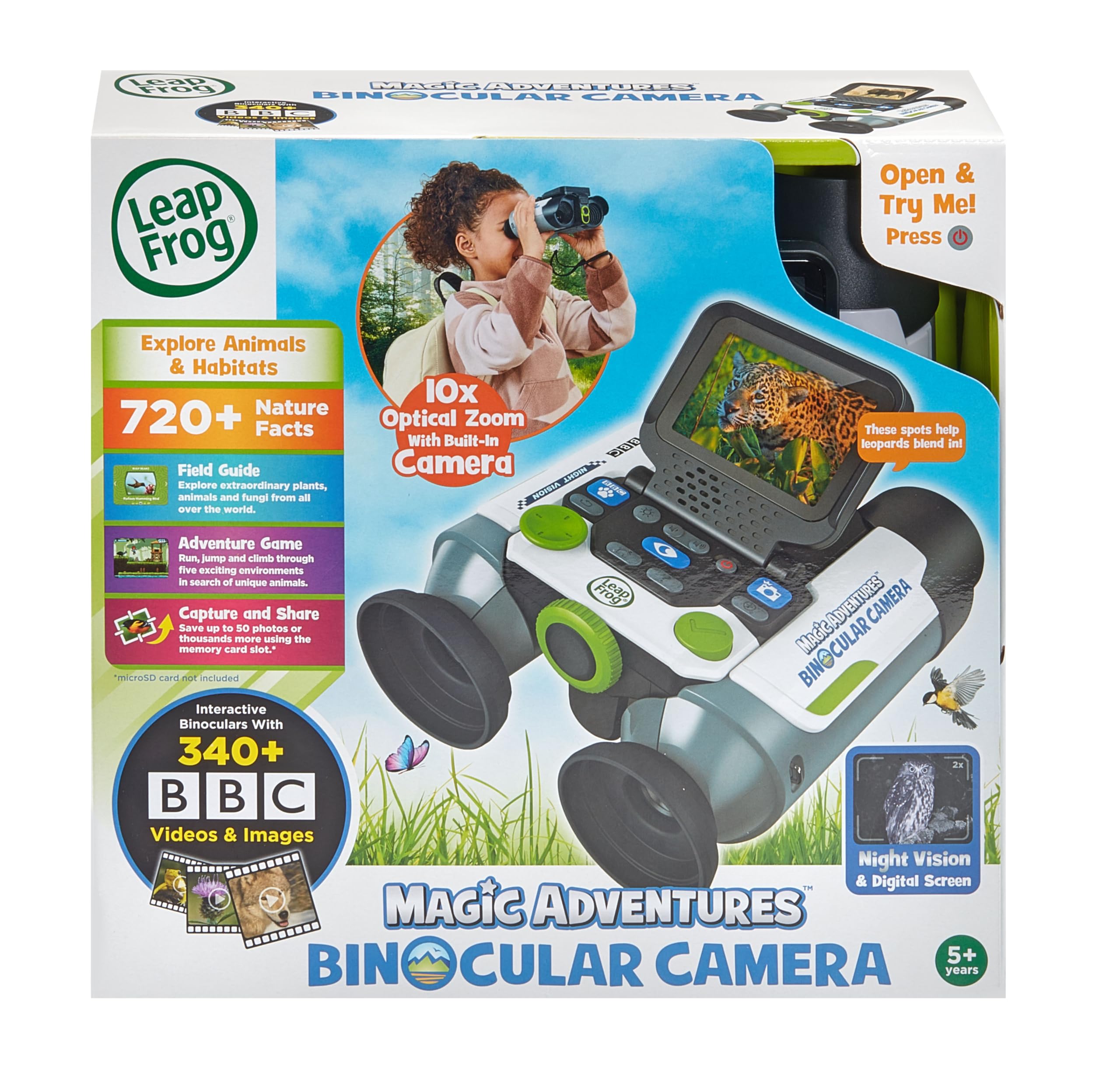 LeapFrog Magic Adventures Binocular Camera - Interactive Educational Toy for Ages 5-10 8