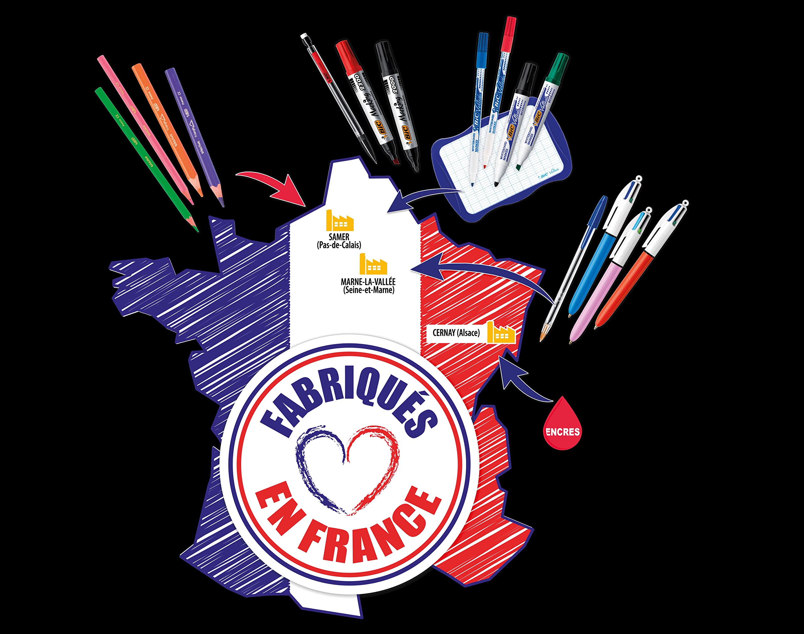 BIC Kids Evolution ECOlutions Colouring Pencils - 24 Assorted Colors, 60-Pencil Tin 6