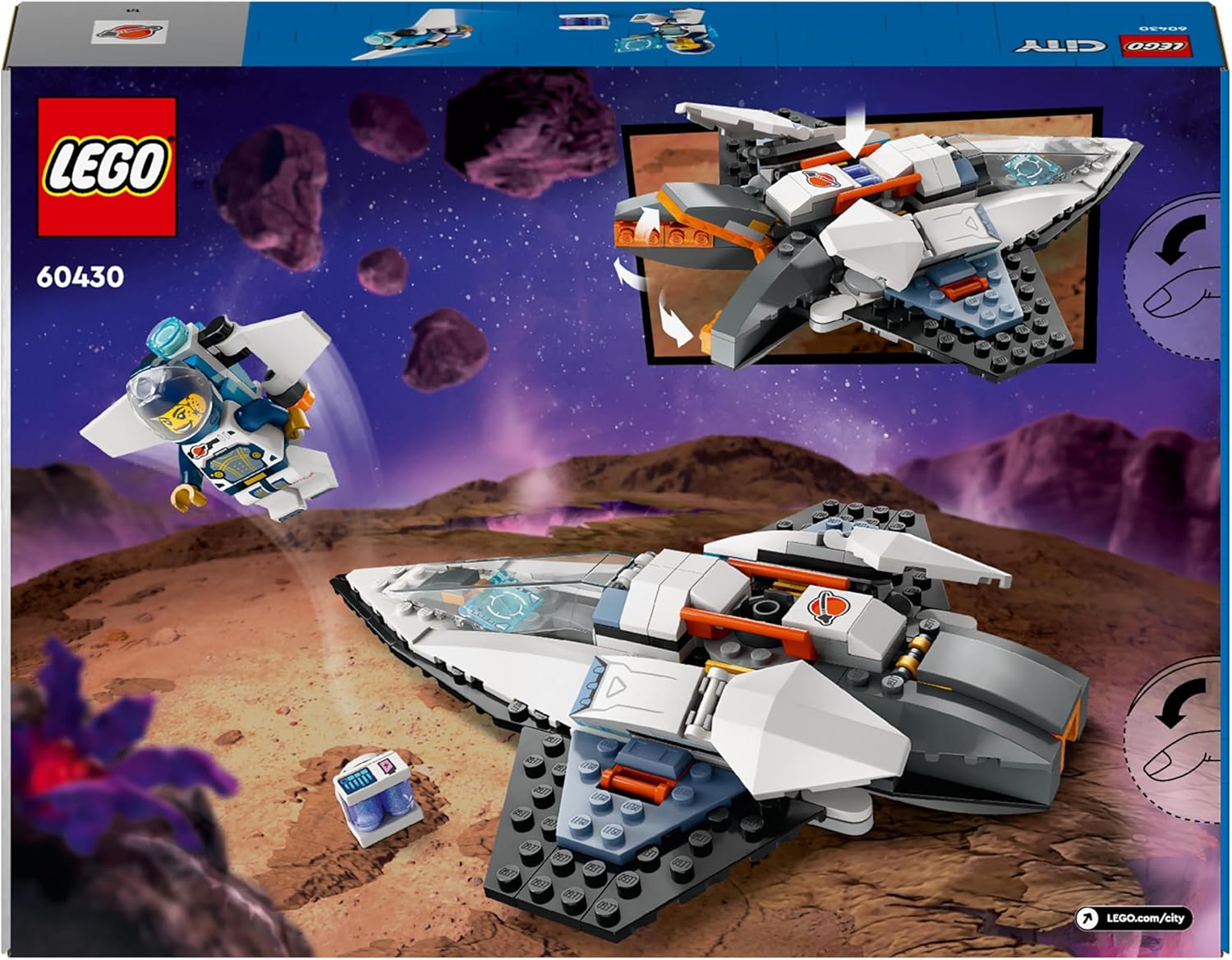 LEGO City Interstellar Spaceship Toy Set - Building & Space Adventure Playset for Ages 6+ 3