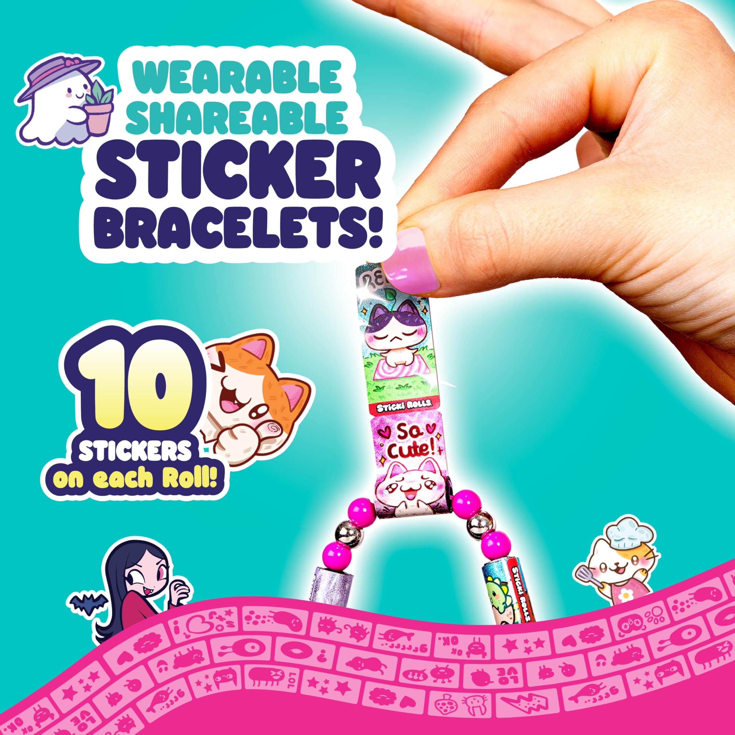 Sky Castle Sticki Rolls Series 2 - Wearable & Shareable Holographic Sticker Book 3