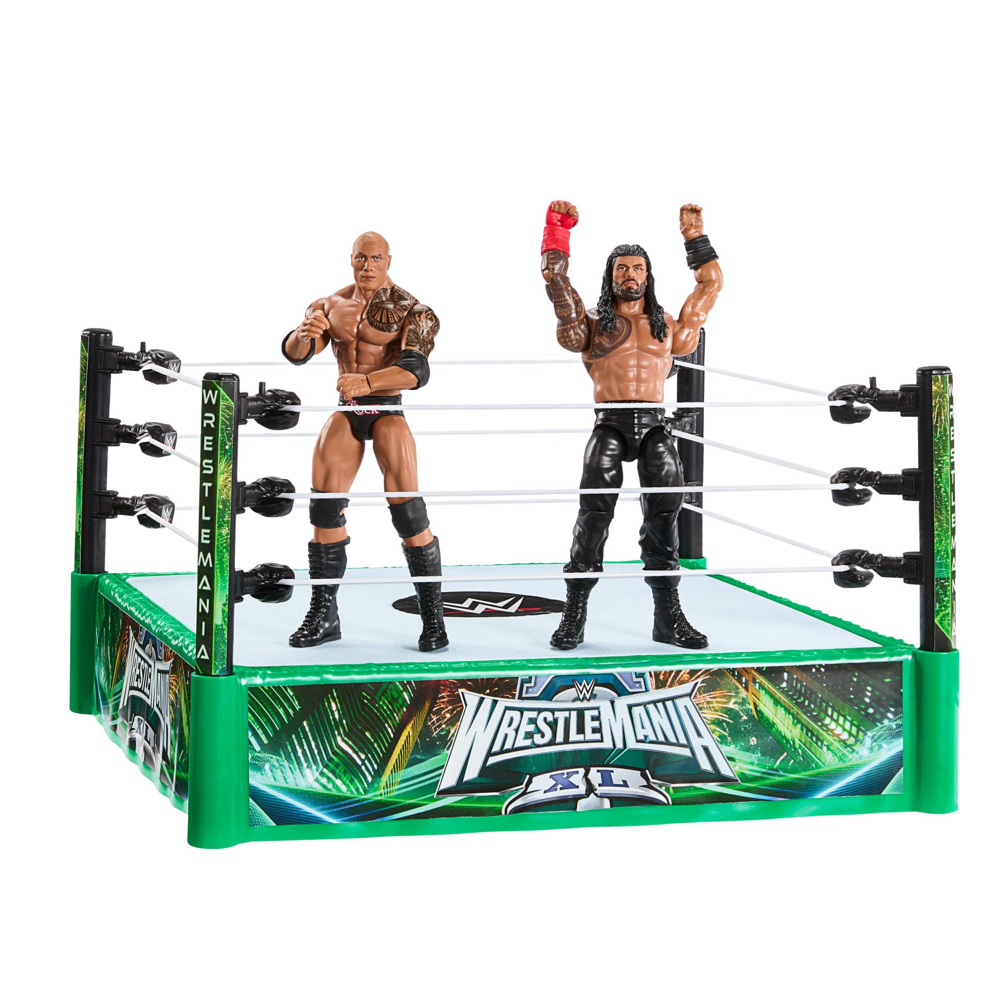 Mattel WWE Bloodline Rules Playset with Ring & 2 Action Figures - 6 Inch Scale 1