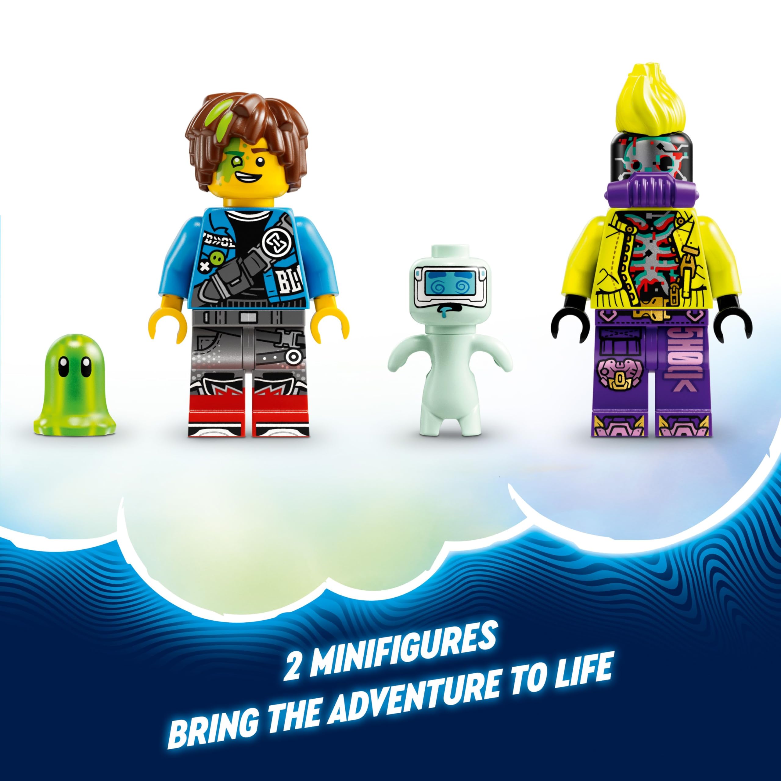 LEGO DREAMZzz 2in1 Mateo and the Z-Blob Action Race Car to Motorbike Building Set - 485 Pieces for Ages 8+ 12