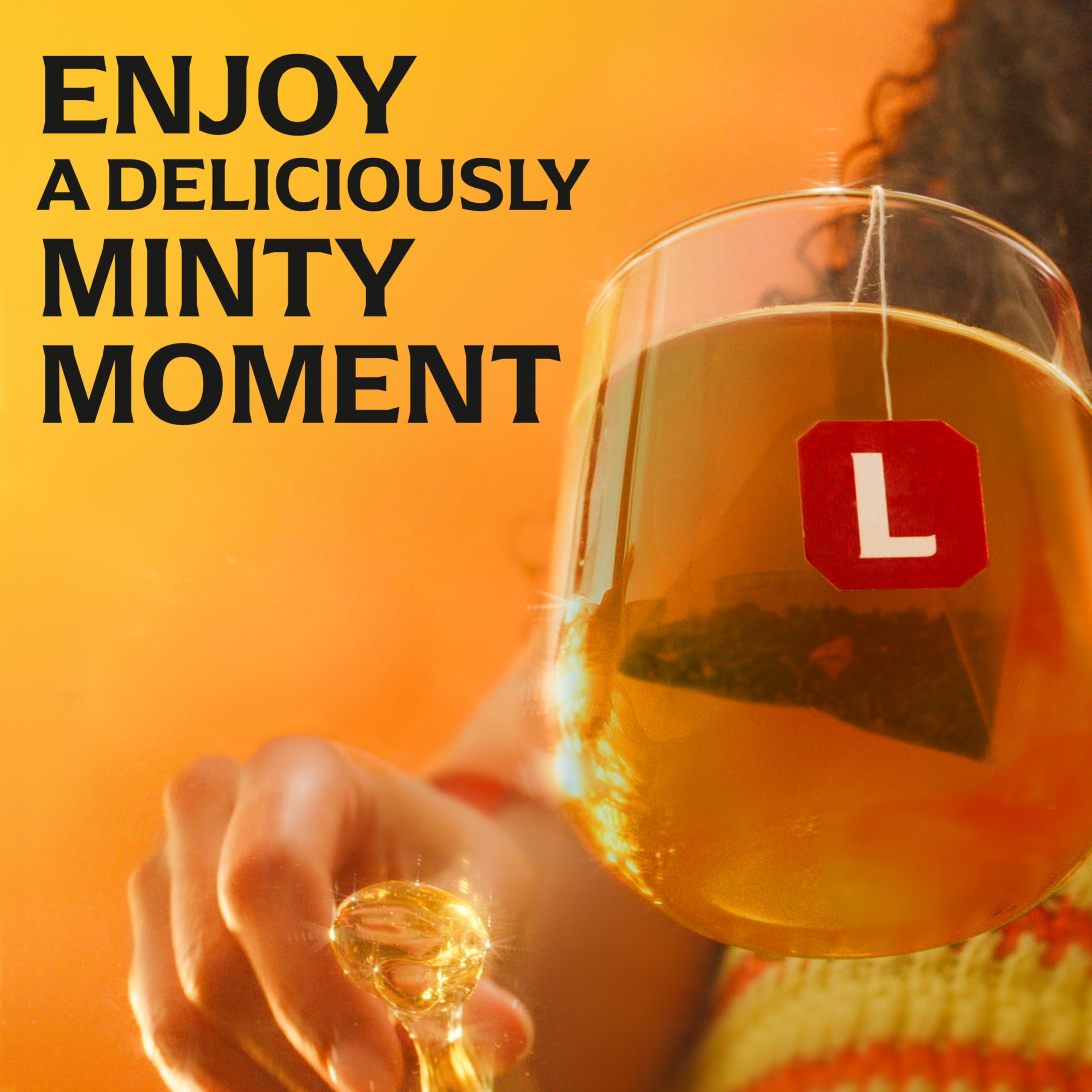 Lipton Smooth Mint Fruit Infusion Herbal Tea Bags - Mint & Lemon Peels | 20 Count | Caffeine Free 4