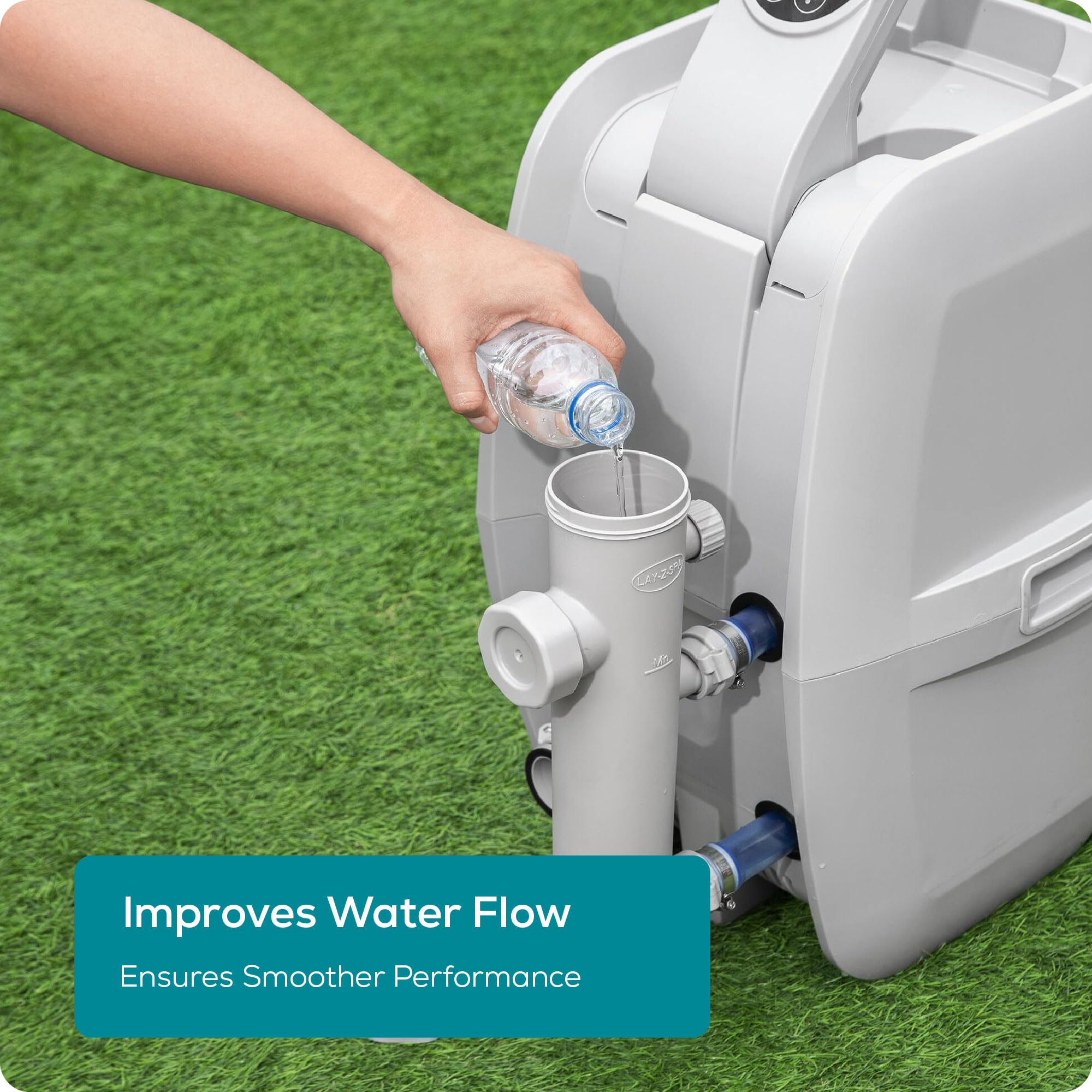 Bestway Lay-Z-Spa Hot Tub Descaler & Cleaning Tool for All Pump Models 4