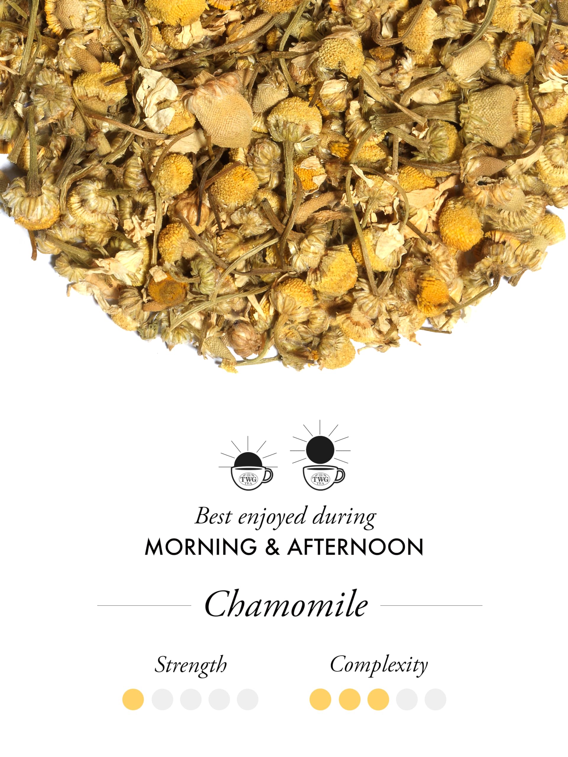 TWG Tea Chamomile Herbal Tea | Decaffeinated & Theine-Free | 15 Hand-Sewn Cotton Teabags 7