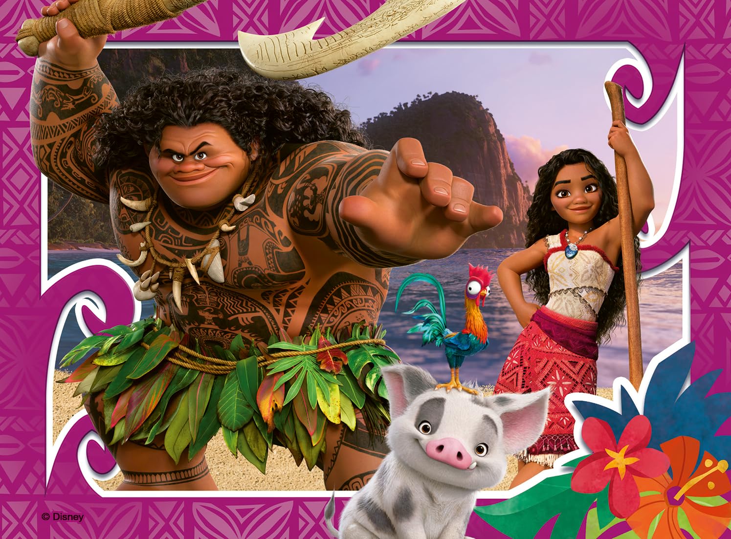 Ravensburger Disney Moana 2 Jigsaw Puzzles Set for Kids Age 3+ | 12, 16, 20, 24 Pieces 5