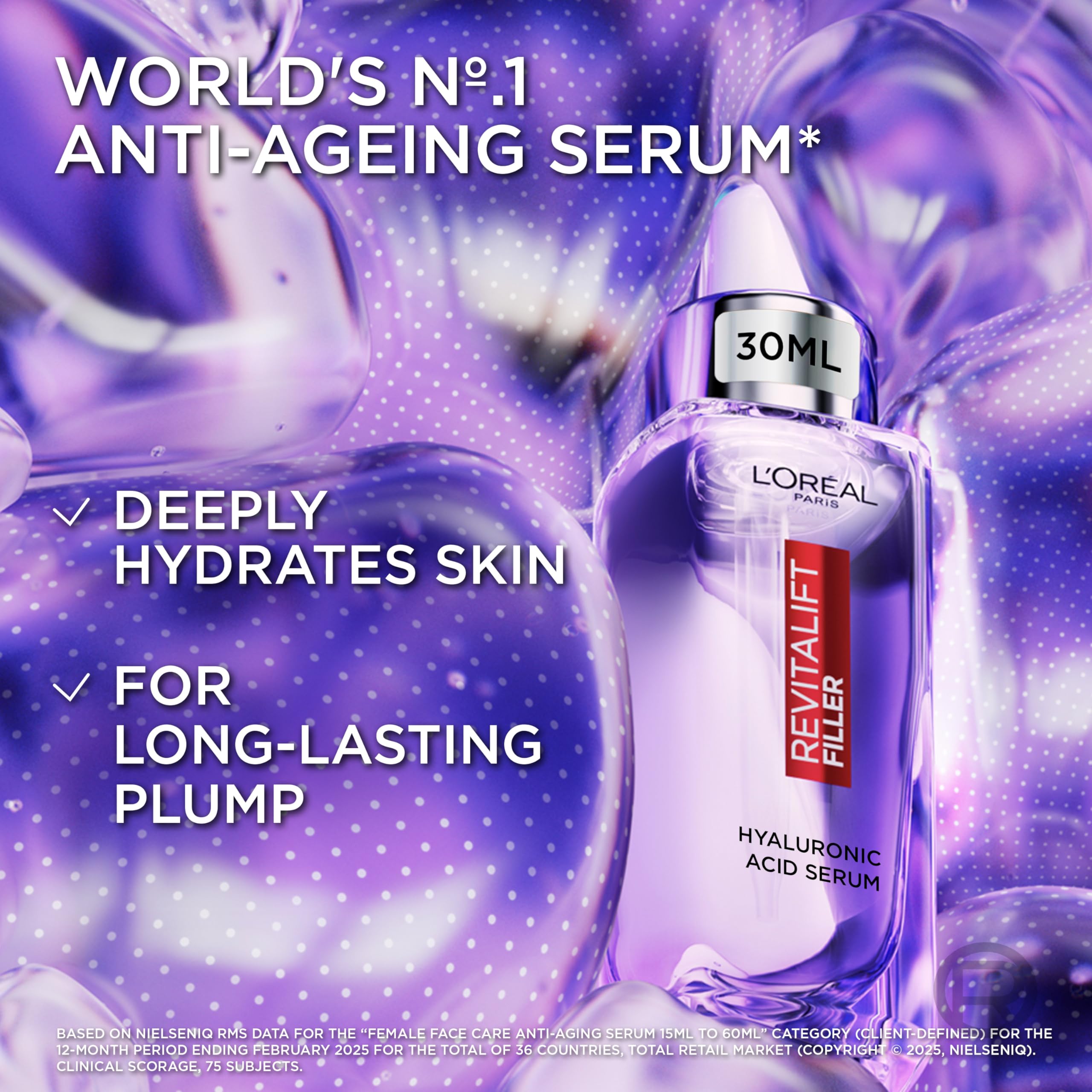 L'Oréal Paris - Revitalift Filler Hyaluronic Acid Serum (30ml) 4