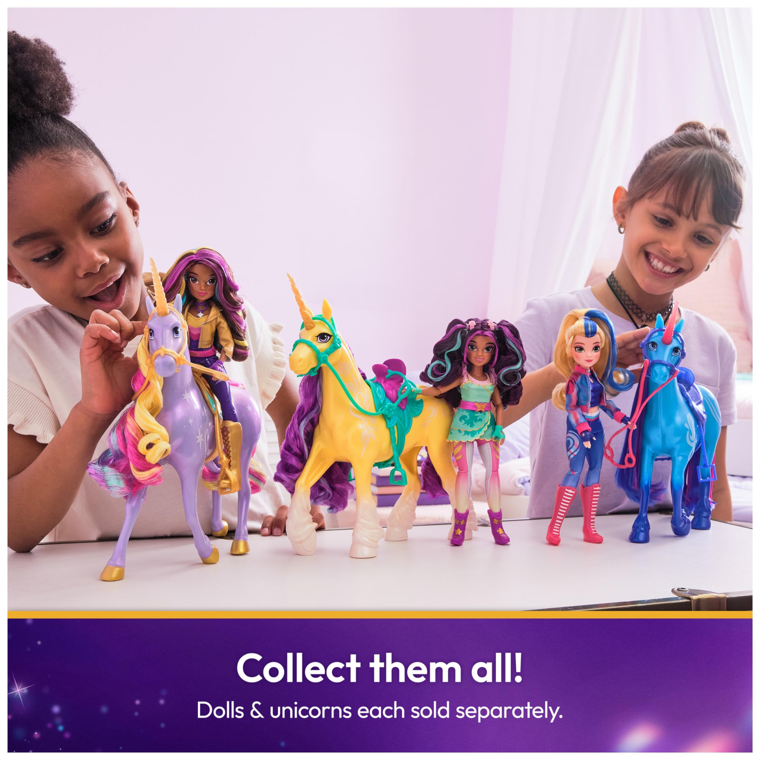 Unicorn Academy River Unicorn with Head Movement, 27.9cm, Compatible with Isabel Fashion Doll | Ages 4+ 7