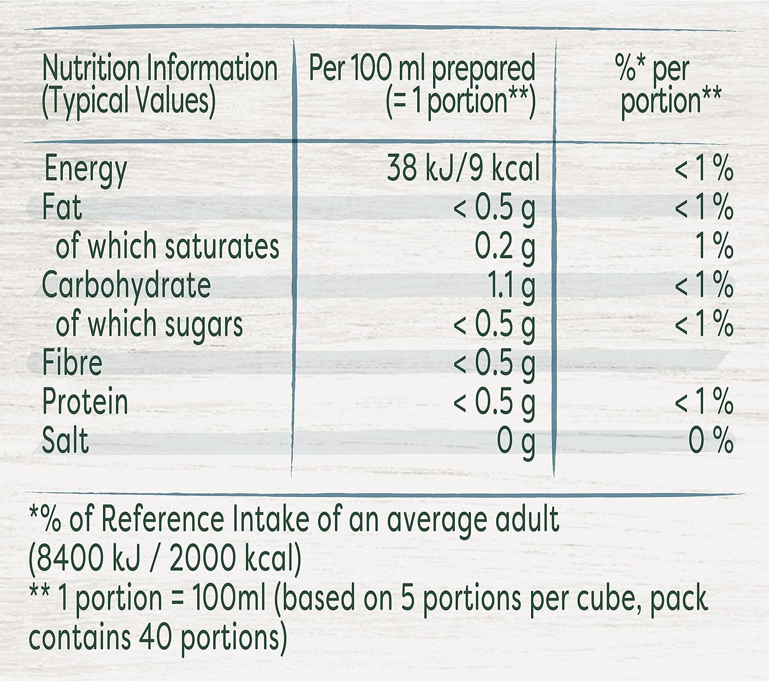 Knorr Zero Salt Chicken Stock Cubes - Pack of 8, Gluten-Free, Lactose-Free 3