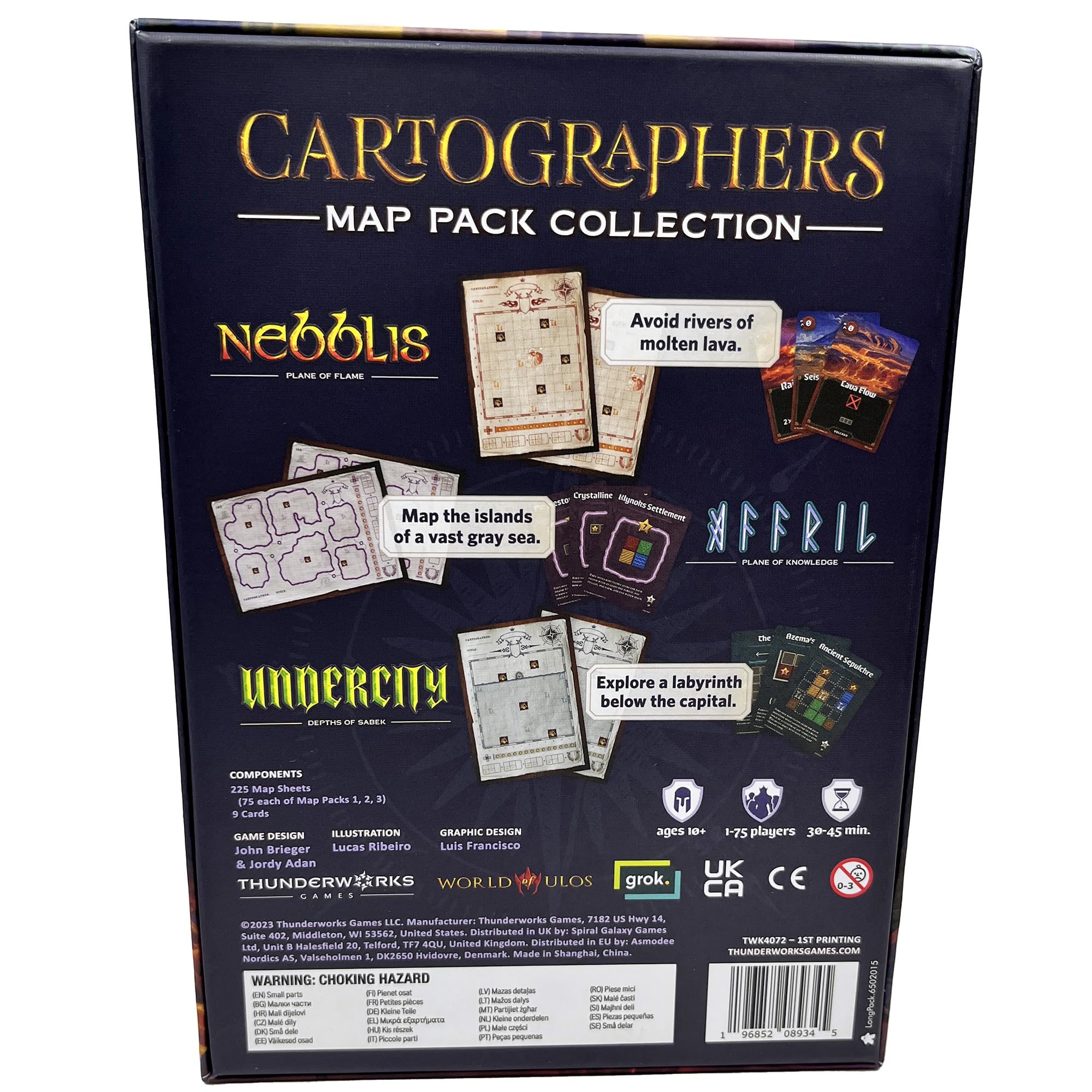 Thunderworks Games Cartographers Map Pack Collection - Expansion Map Set C 4