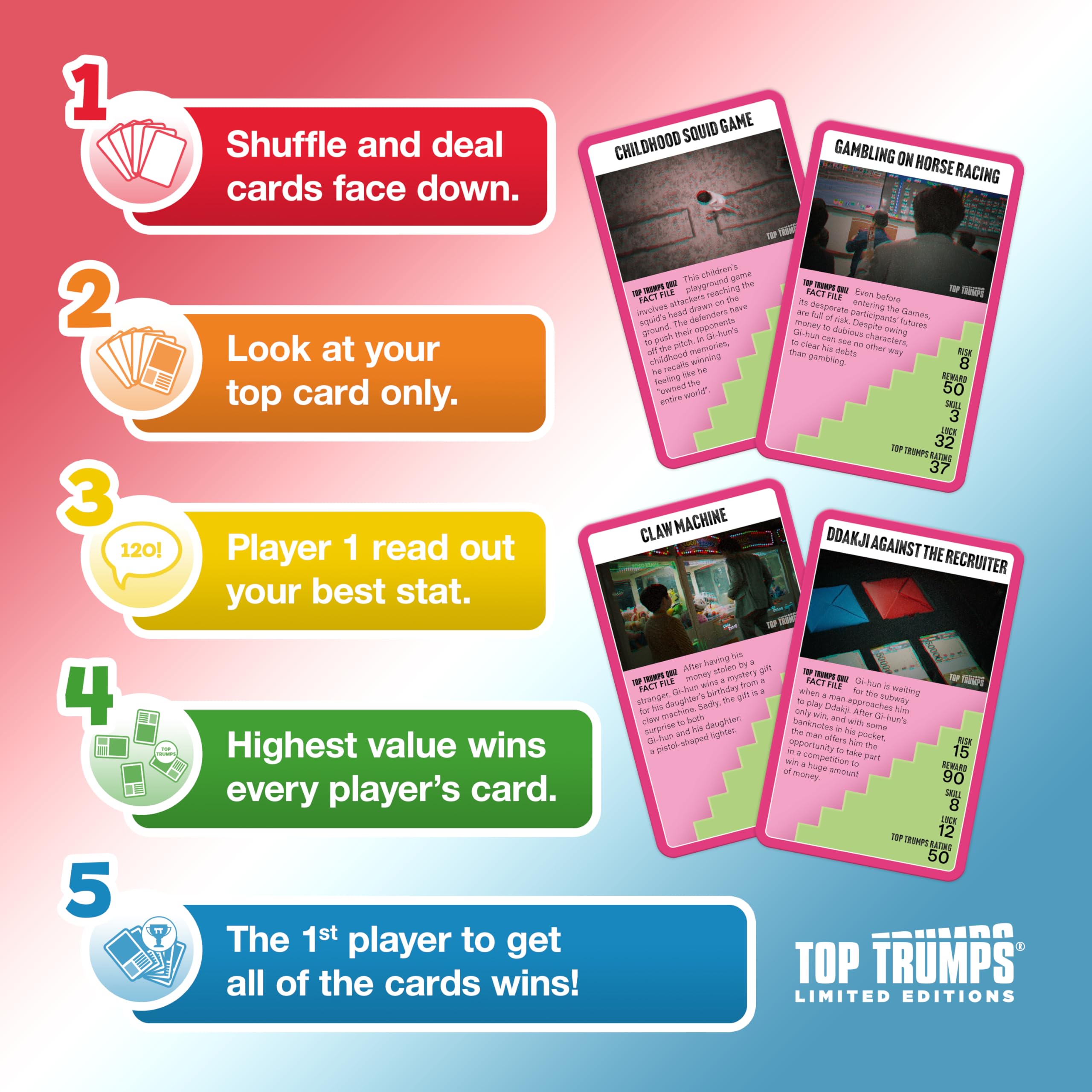 Top Trumps Squid Game Limited Edition Card Game 5