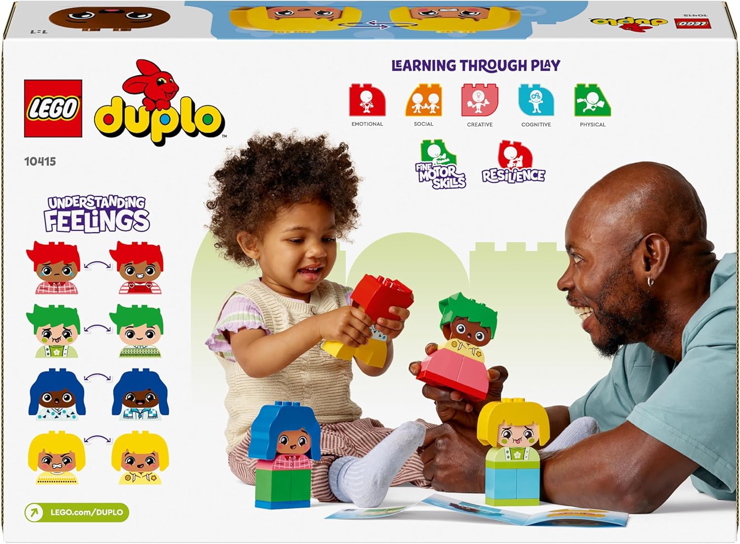 LEGO DUPLO My First Big Feelings & Emotions - Educational Building Set for Toddlers 18 Months+ 3