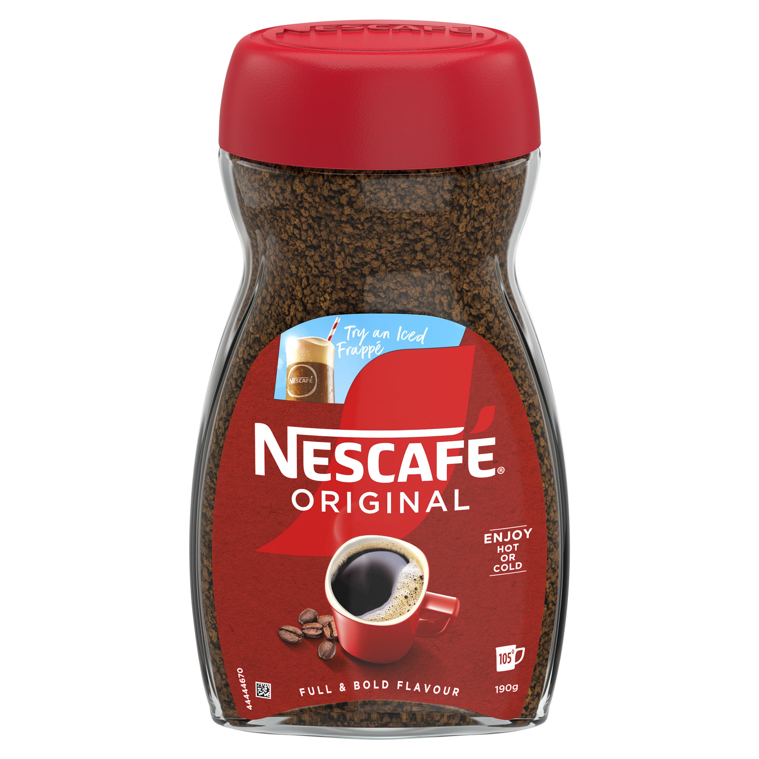 NESCAFÉ Original Instant Coffee 190g - Rich Aroma, Full and Bold Flavour