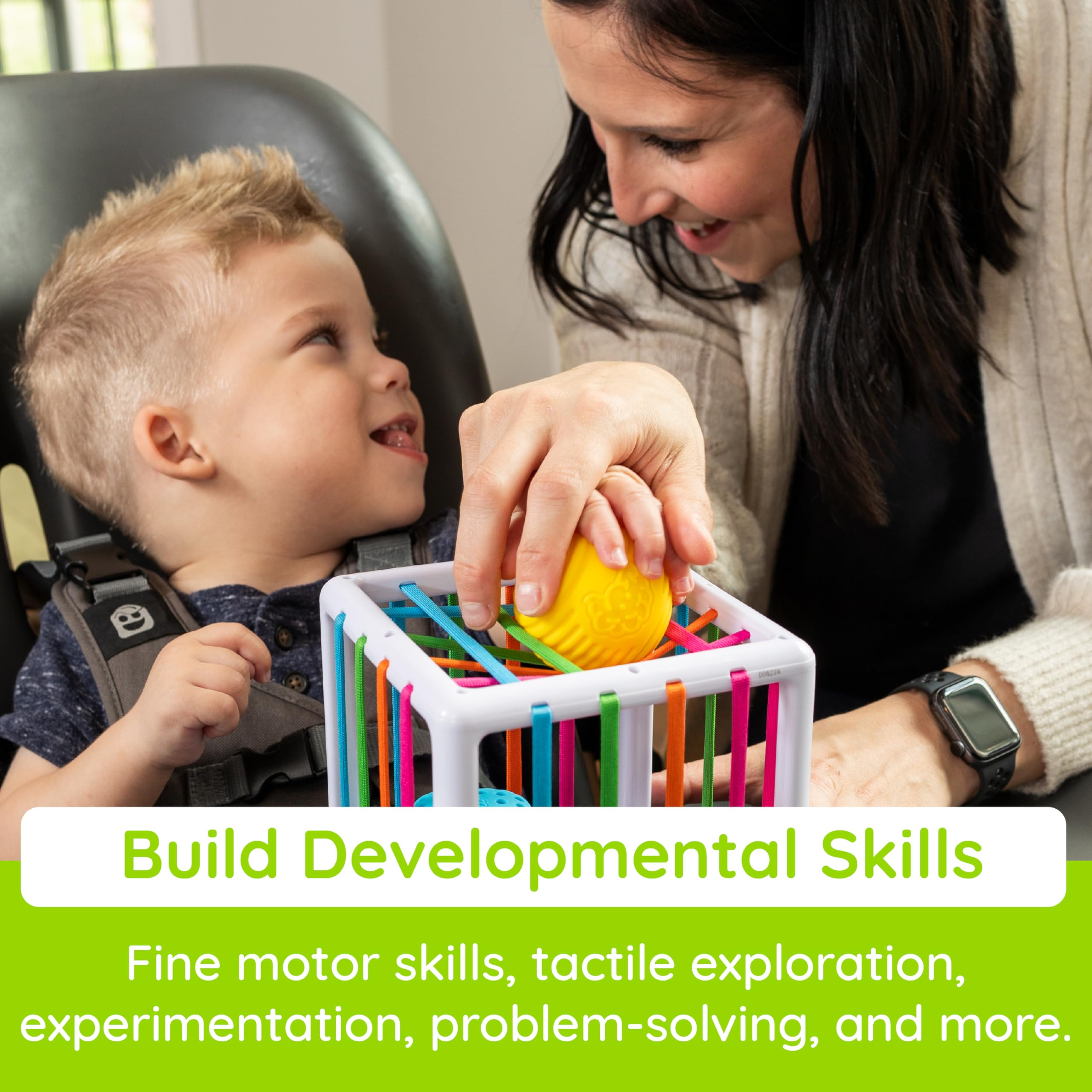 Fat Brain Toys InnyBin F251 - Shape Sorting Sensory Toy for Toddlers 11