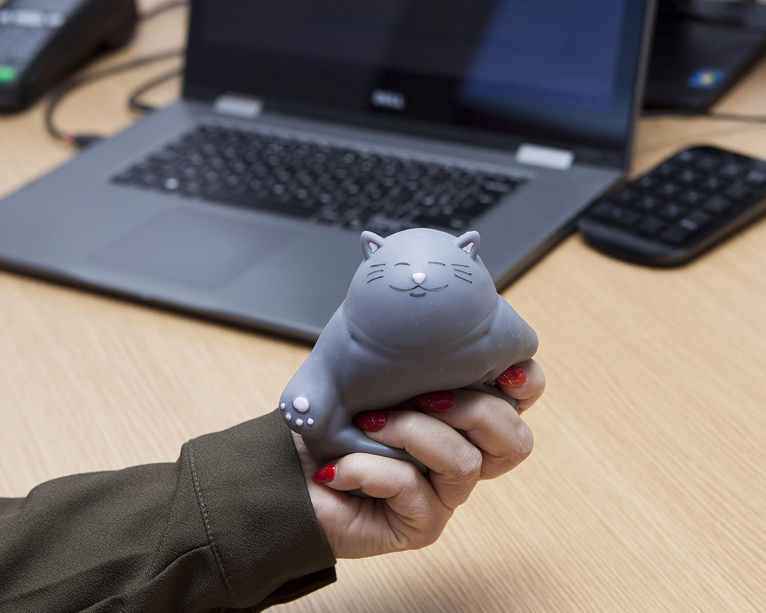 Kalma Kitty Stress Relief Toy - Squishy Fidget Cat for Anxiety Relief 5