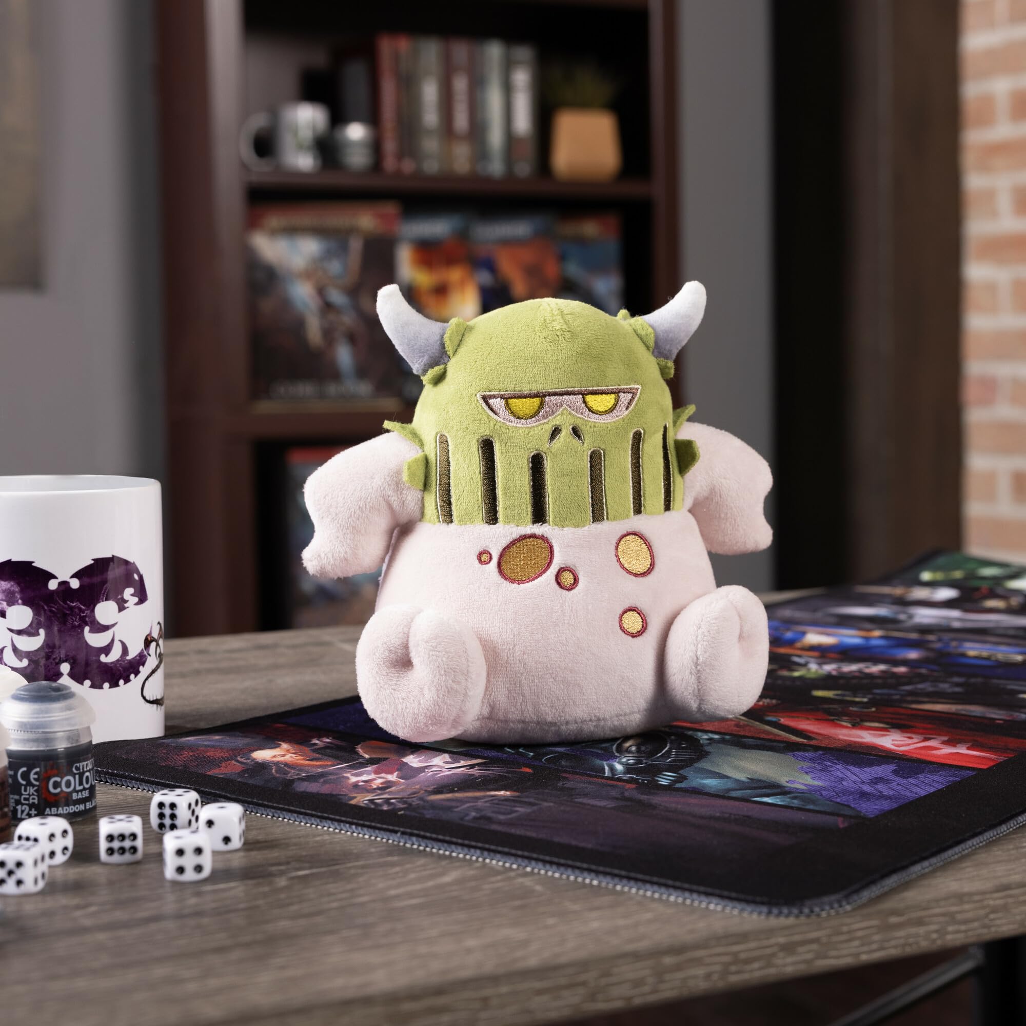 TOMY Warhammer 40K Sassy Nurgling Collectible Plush Toy 4